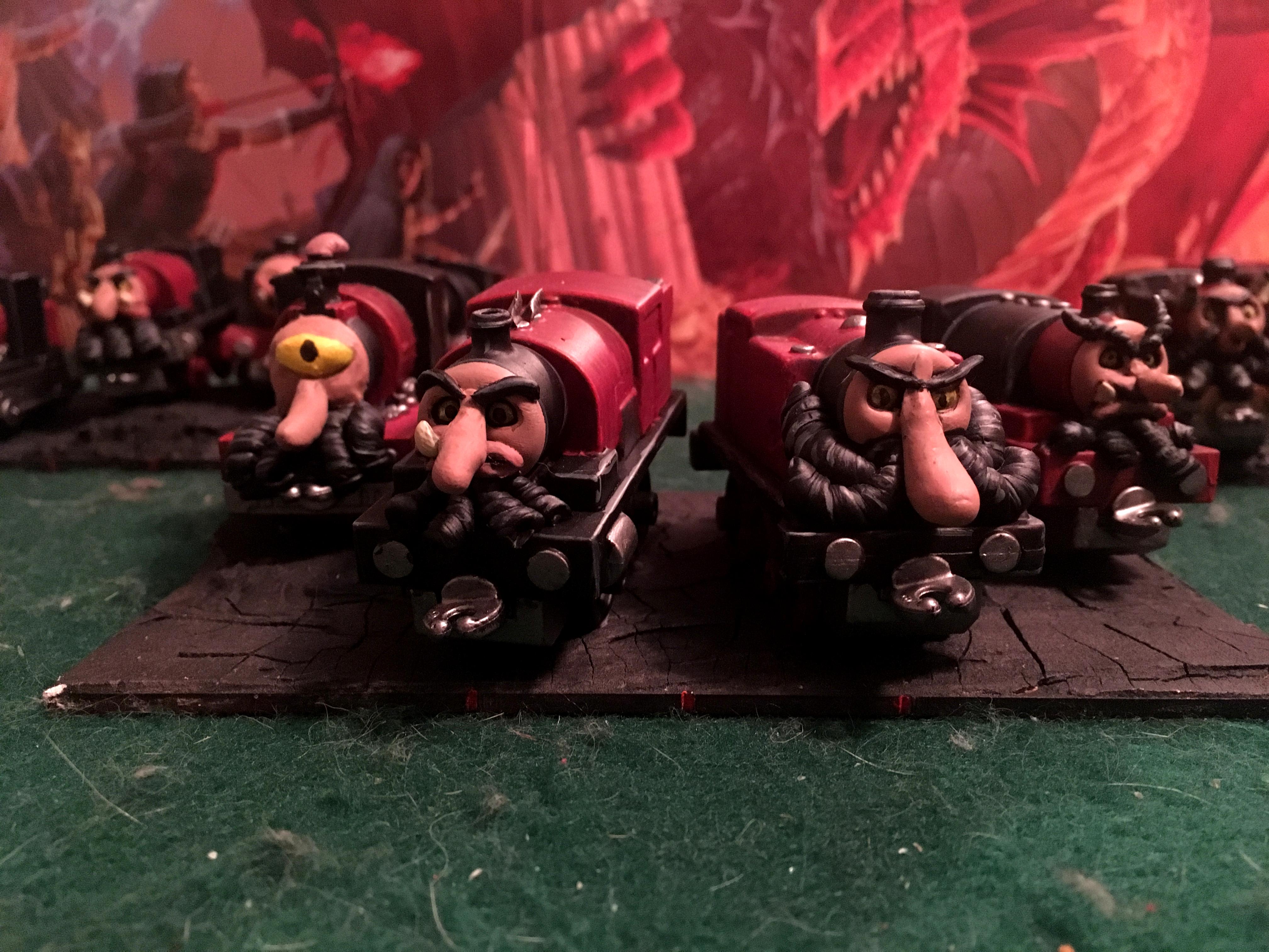 Angry Angry Trains, Grotesques, Kings Of War
