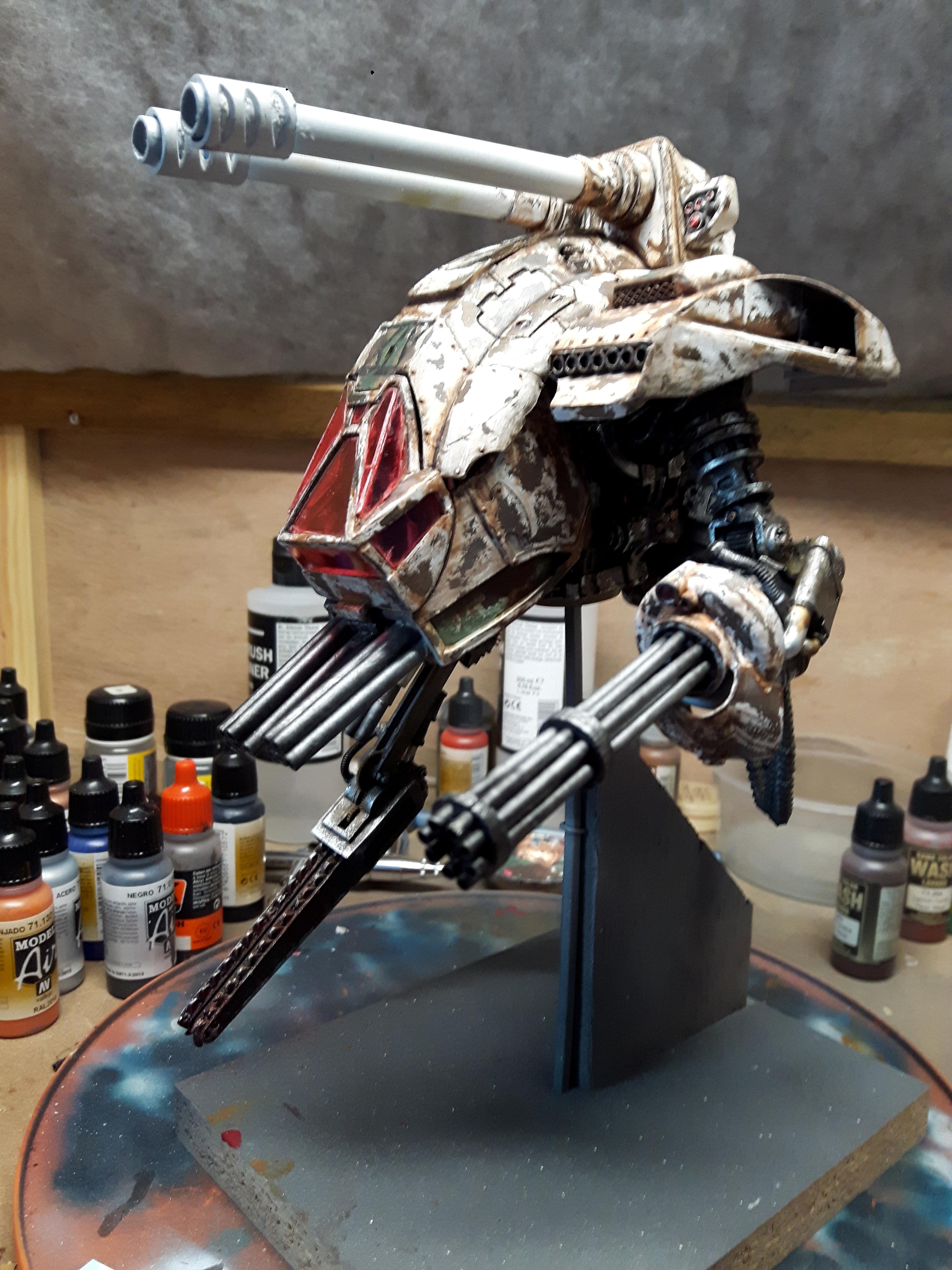 Battle Damage, Cerastus, Conversion, Death Guard, Imperial Knight, Pip, Titan, Window, Work In Progress