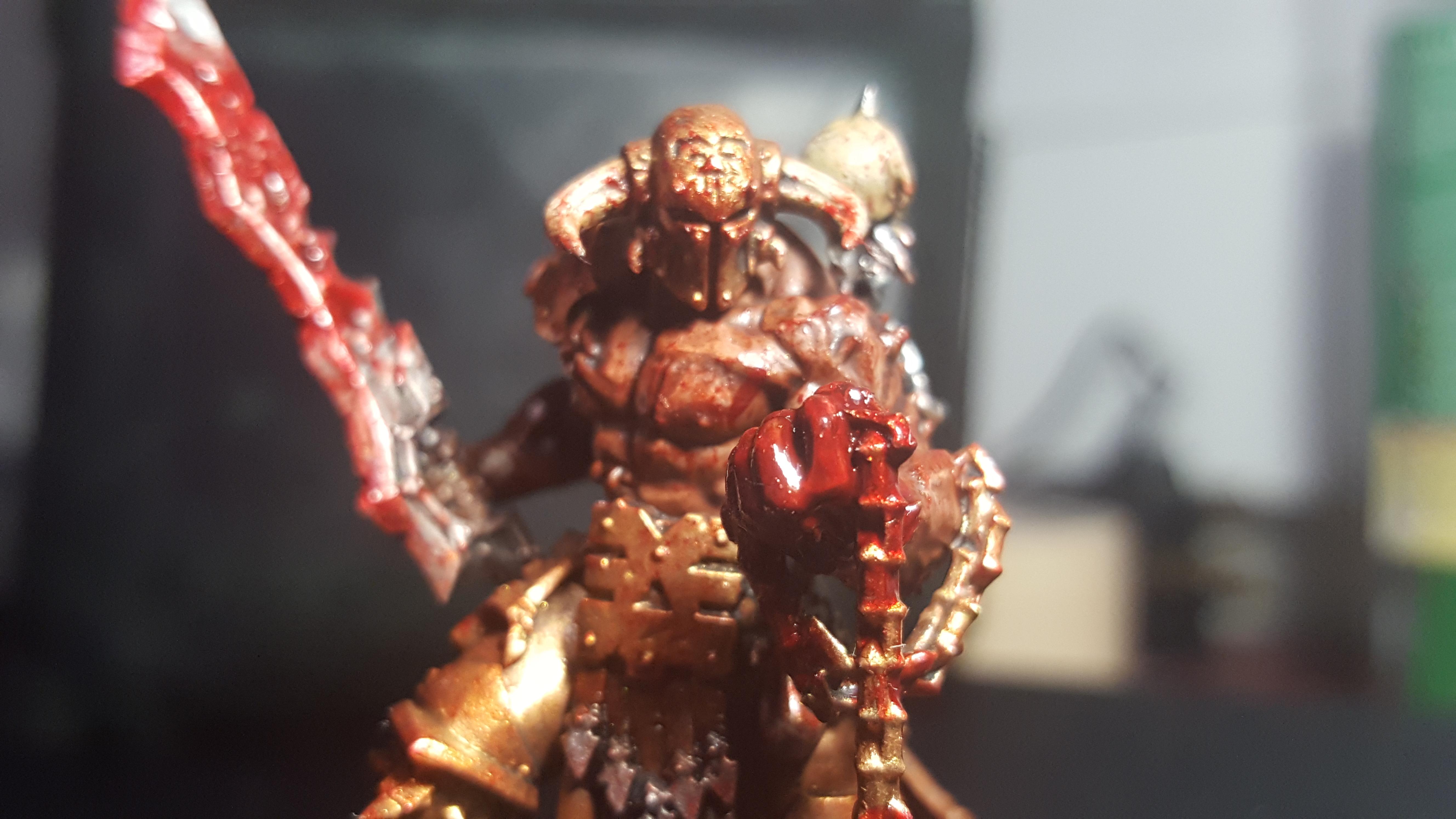 Age Of Sigmar, Blood, Close Up, Crimson Slaughter, Dark Apostle, Khorne, Slaughterpriest, Warhammer 40,000