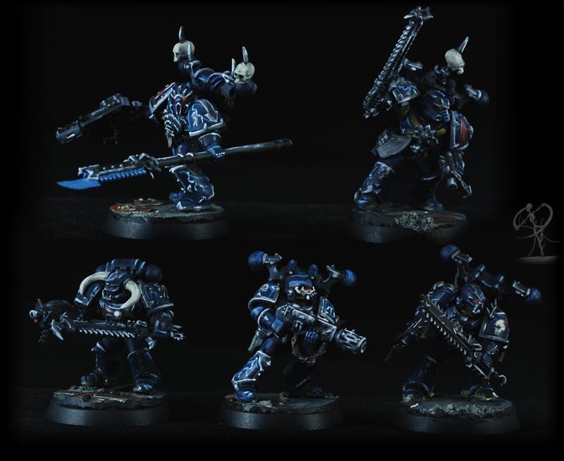 Chaos, Chaos Space Marines, Night Lords, Non-Metallic Metal, Space Marines, Undivided