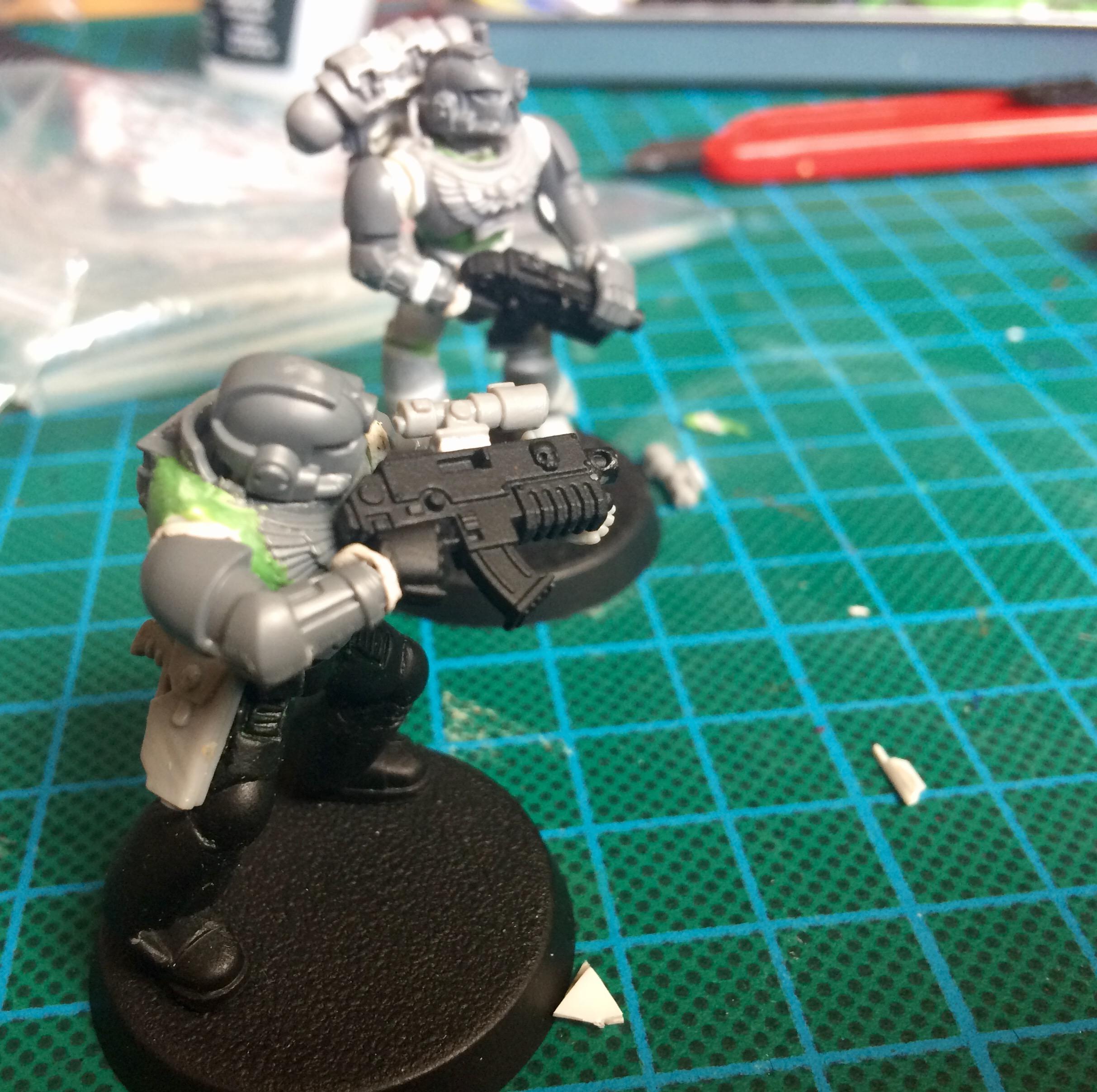 Art Scale, Blood Ravens, Conversion, Converting, Kitbash, Space Marines, True-scale