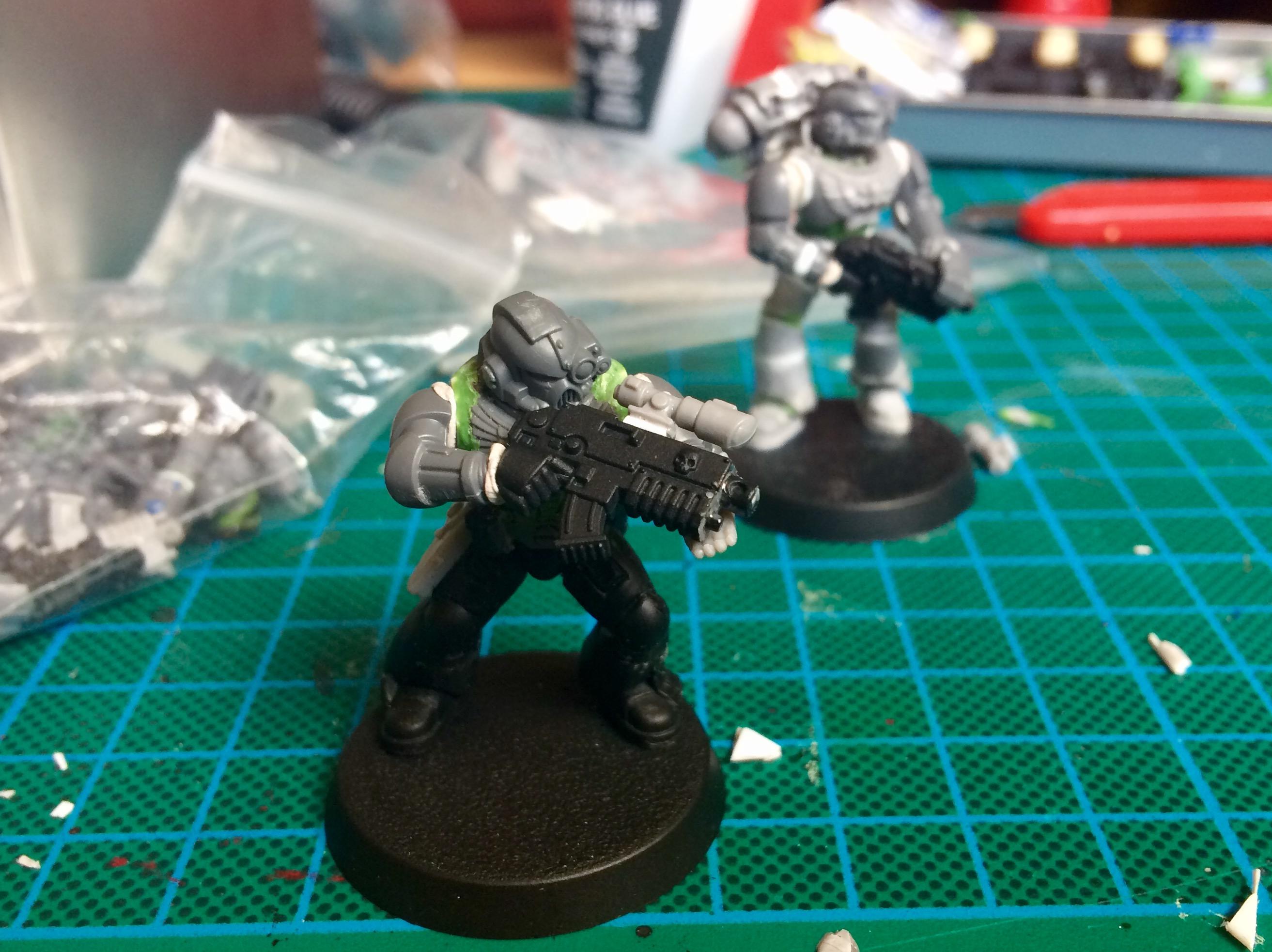 Art Scale, Blood Ravens, Conversion, Converting, Kitbash, Space Marines, True-scale