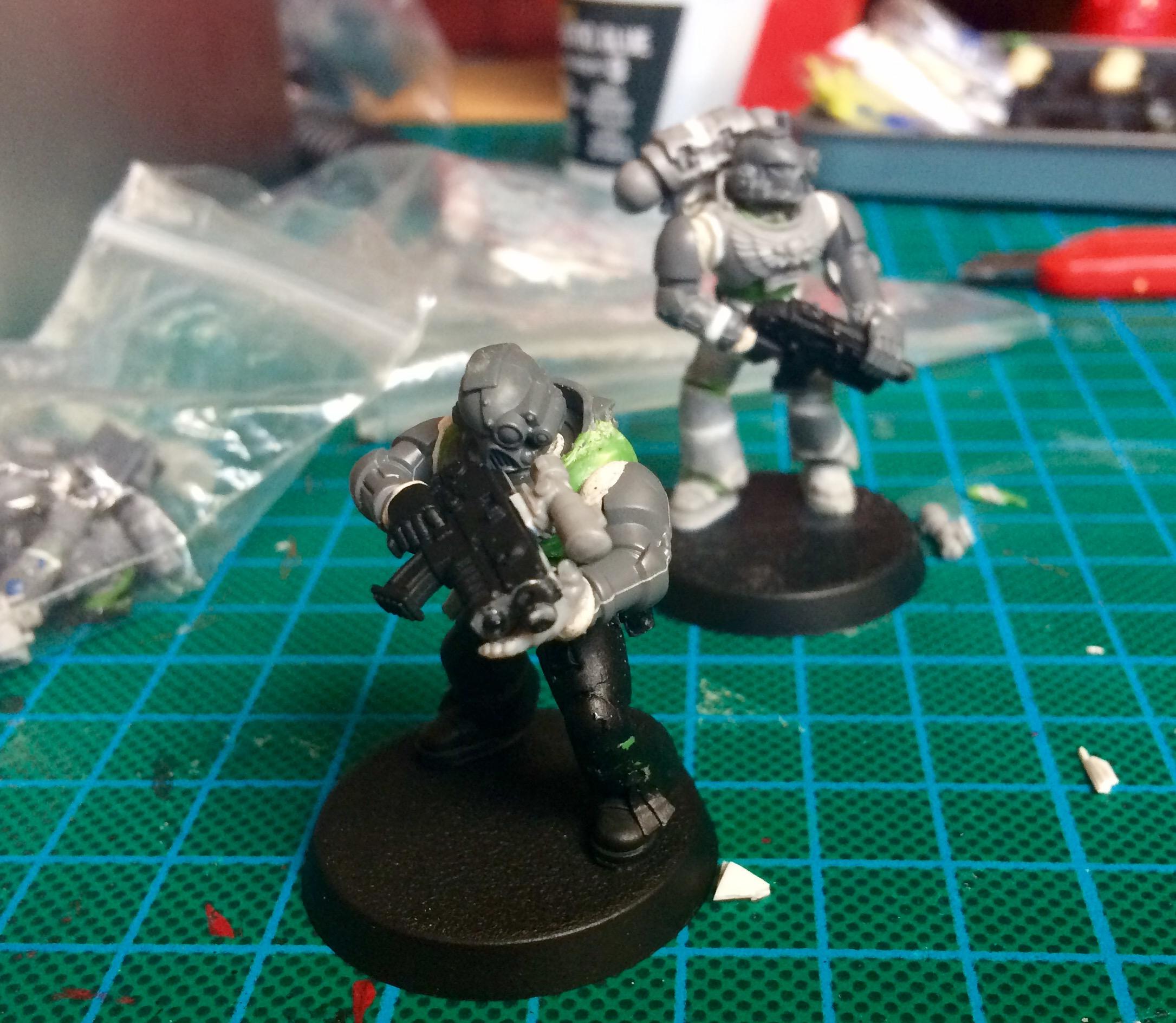 Art Scale, Blood Ravens, Conversion, Converting, Kitbash, Space Marines, True-scale