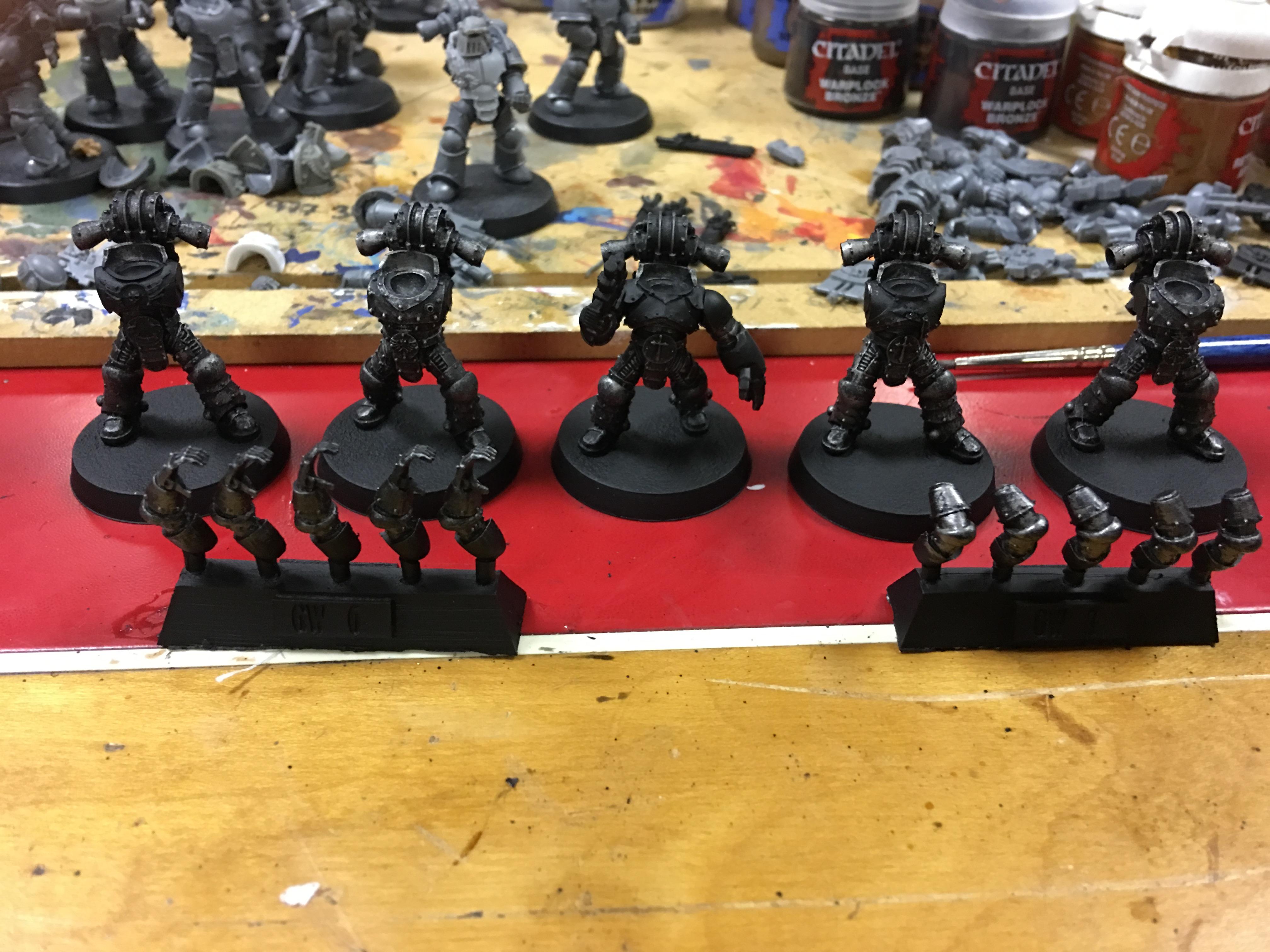 initial metal dry brush