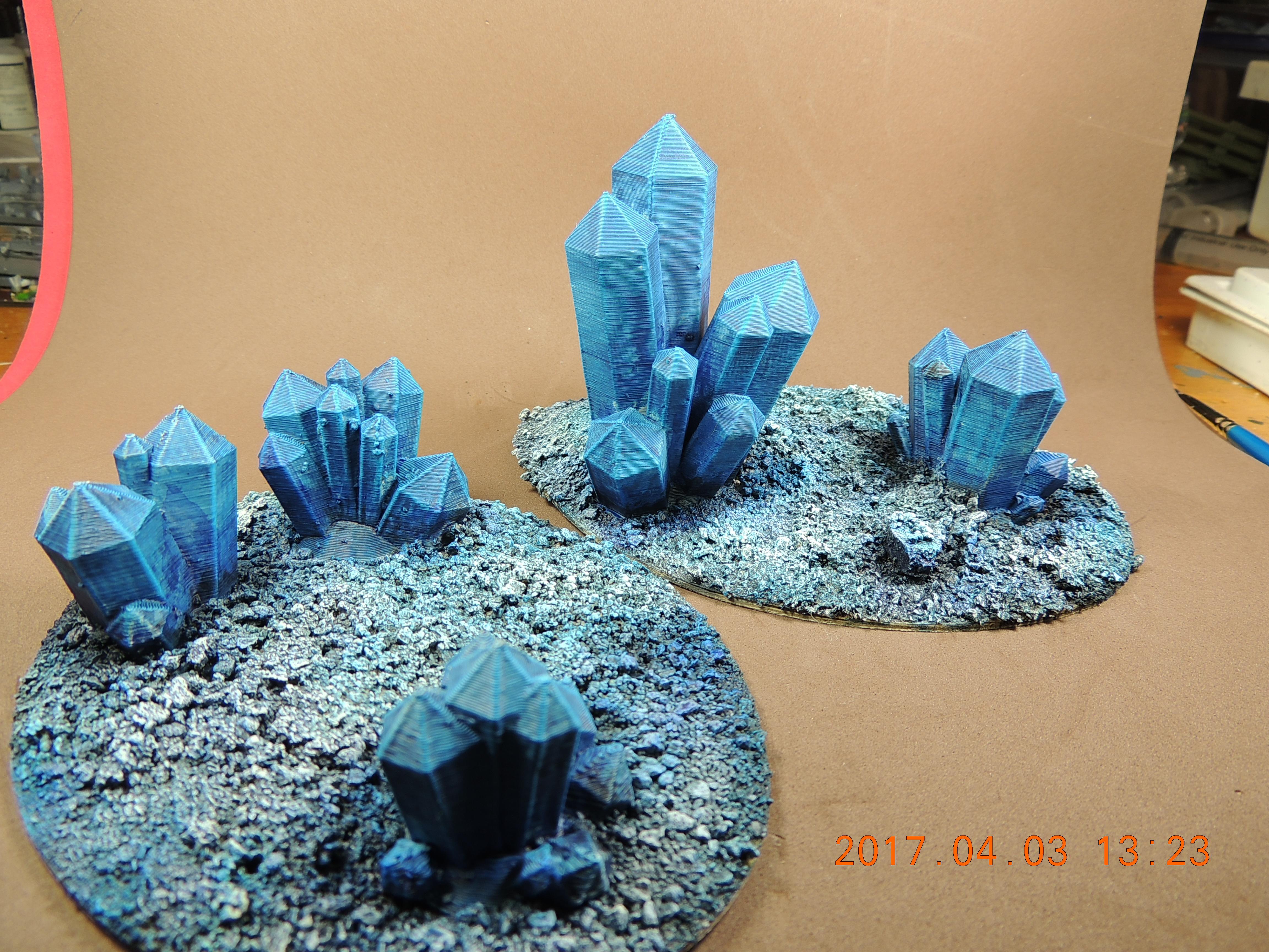 Crystals, Necrons, Terrain