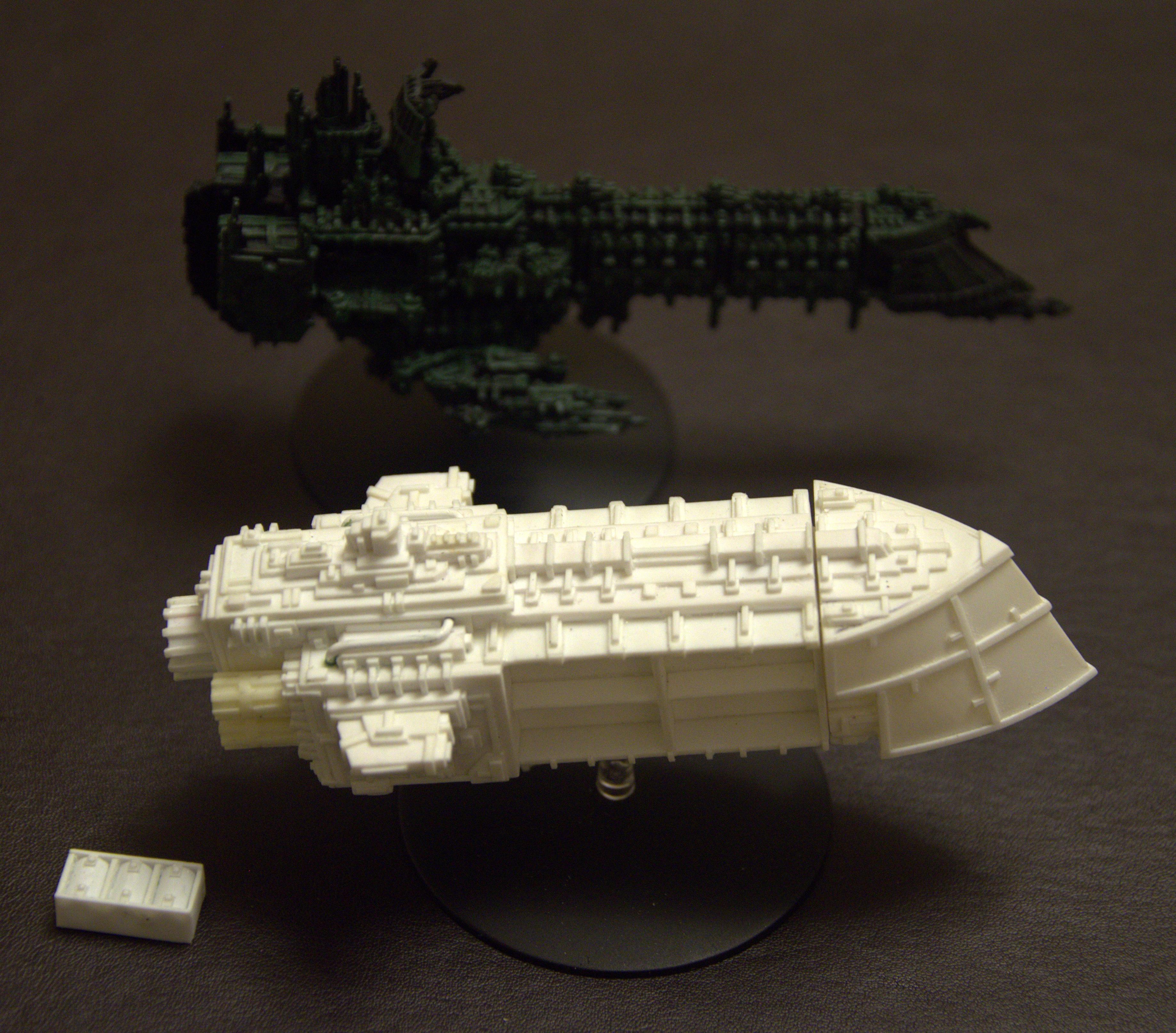 Battlefleet Gothic, High Conveyor, Imperial Navy, Scratch Build