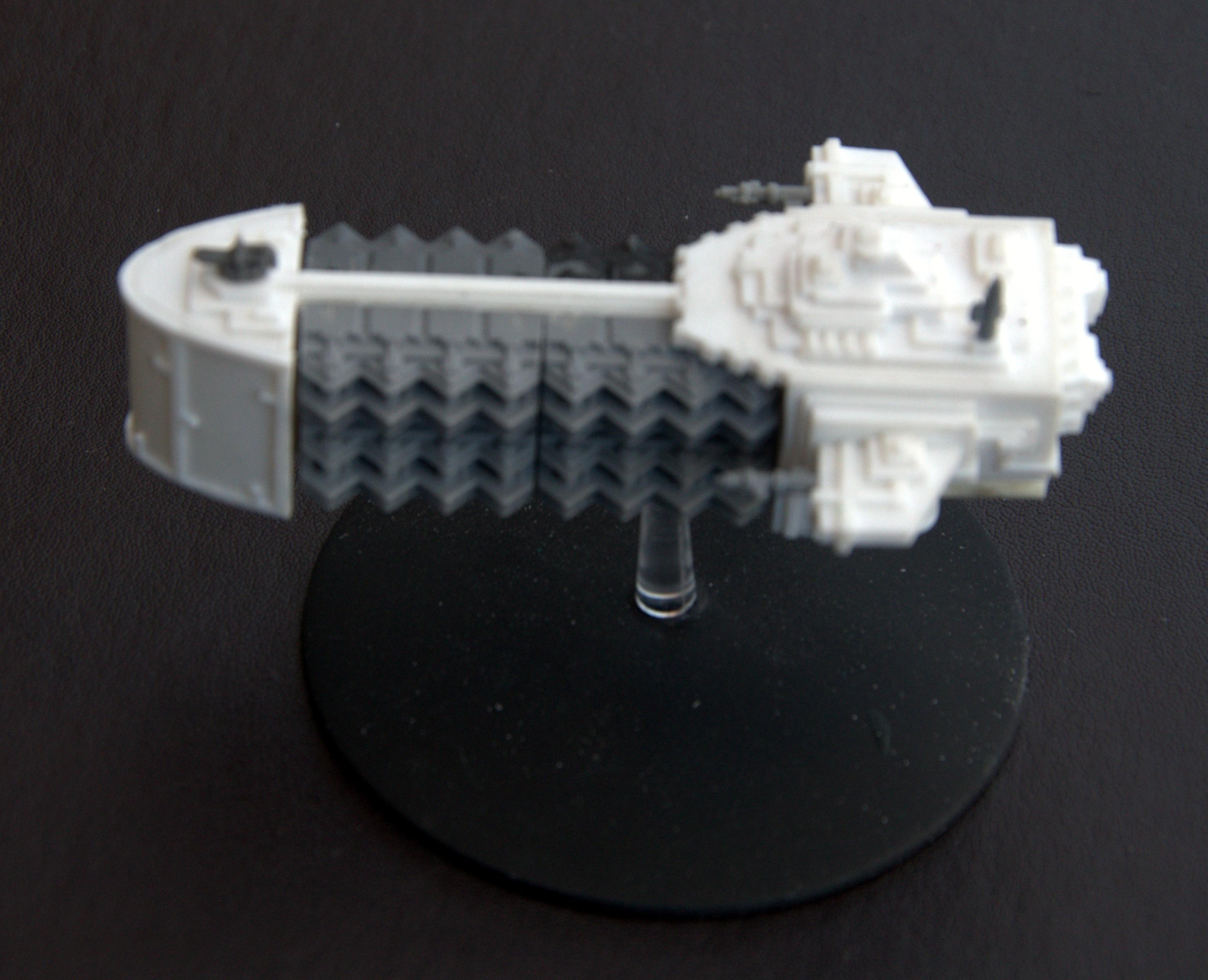 Battlefleet Gothic, Imperial Navy, Scratch Build, Transport Ship