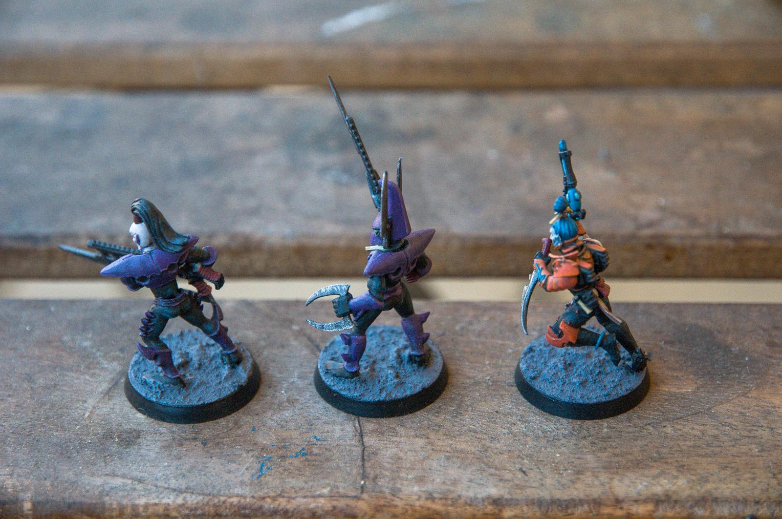 Dark Eldar, Kabalite Warriors, Works In Progress, Wyches