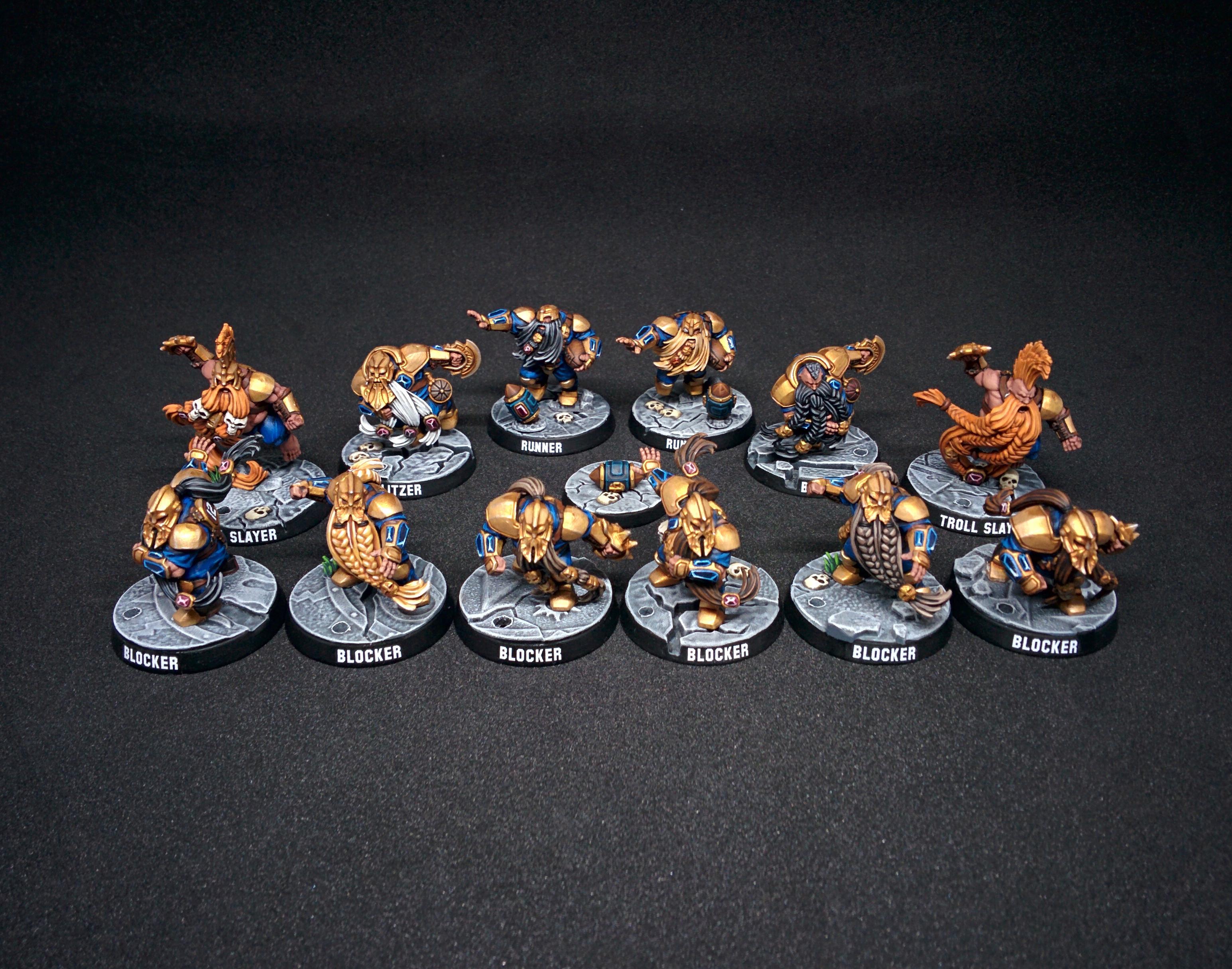 Blizter, Blocker, Blood Bowl, Citadel, Dwarf Giants, Dwarves, Fantasy Football, Games Workshop, Miniatures, Runner, Troll Slayer, Warhammer Fantasy