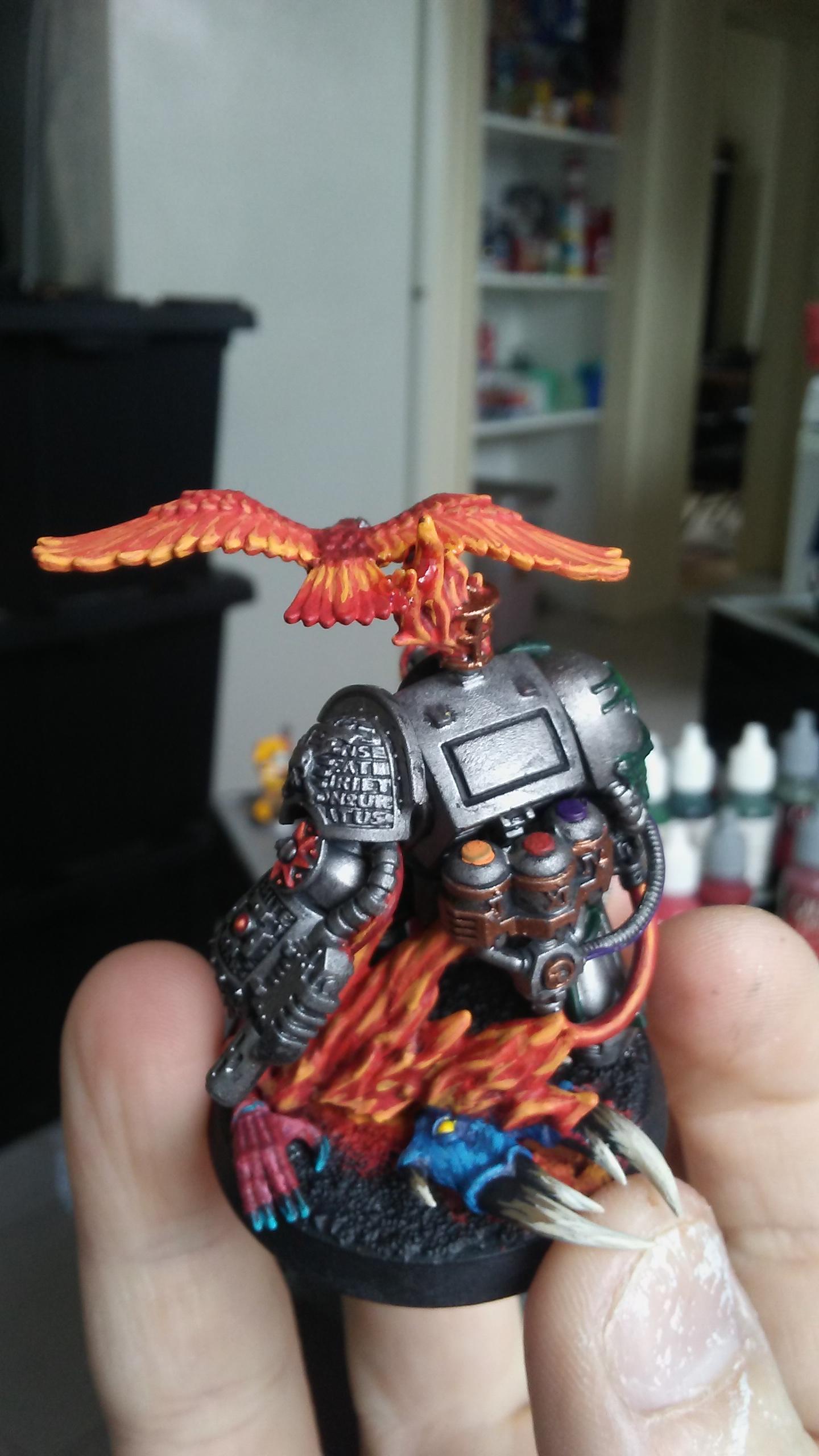 Fire, Salamanders, Space Marines, Terminator Armor