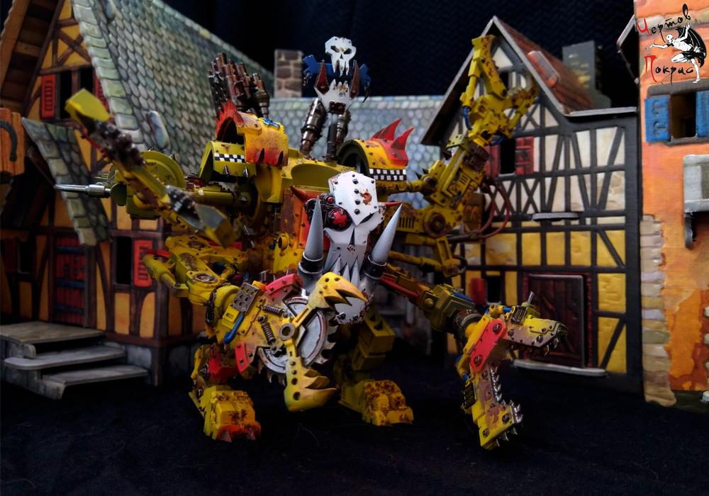 Bad Moonz, Choppa, Deff Dread, Killa Kan, Orks, Painting, Waaaagh, Warhammer 40,000