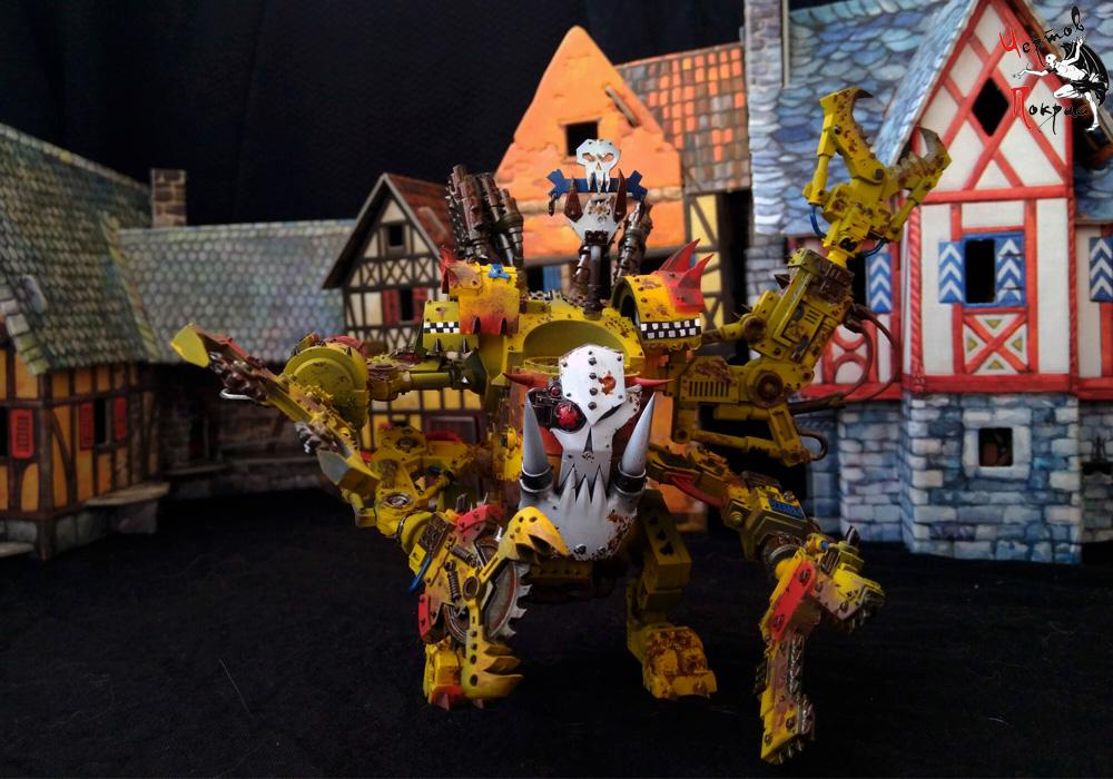 Bad Moonz, Choppa, Deff Dread, Killa Kan, Orks, Painting, Waaaagh, Warhammer 40,000