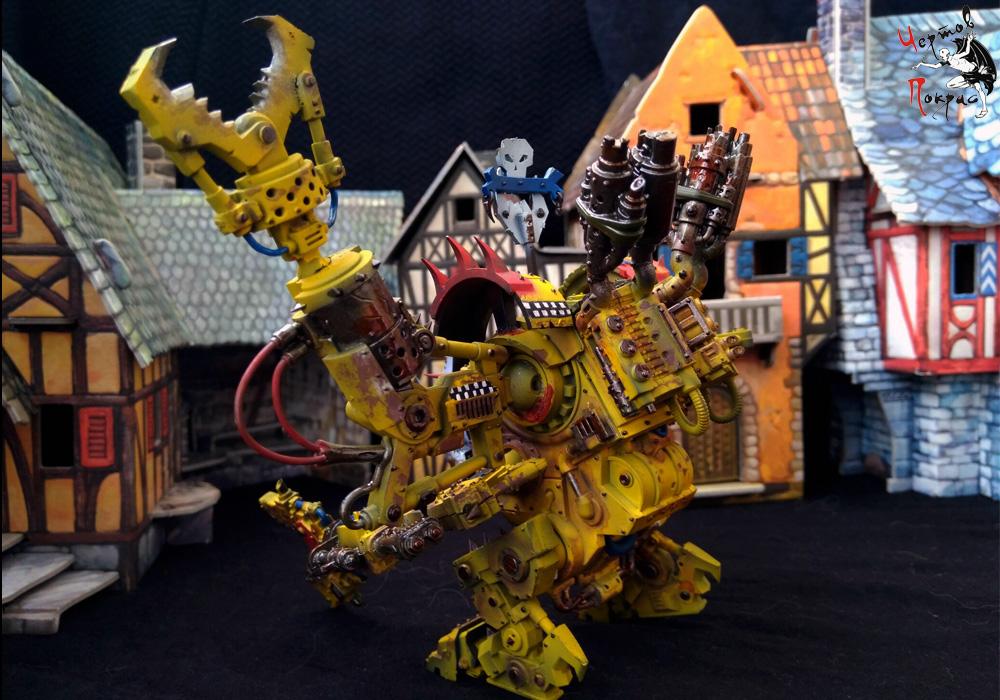 Bad Moonz, Choppa, Deff Dread, Killa Kan, Orks, Painting, Waaaagh, Warhammer 40,000