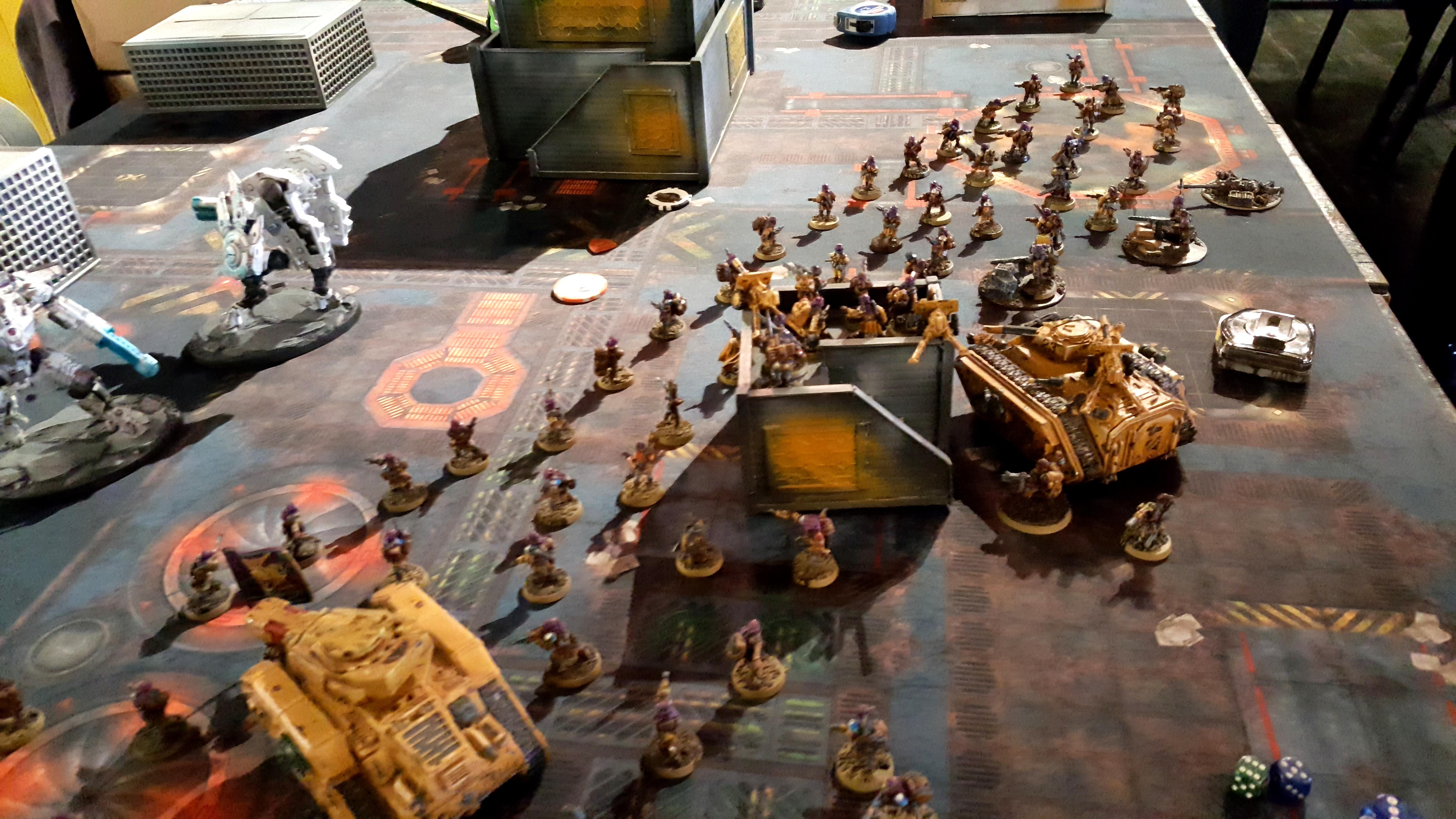 Tallarn 23rd faces off against Tau