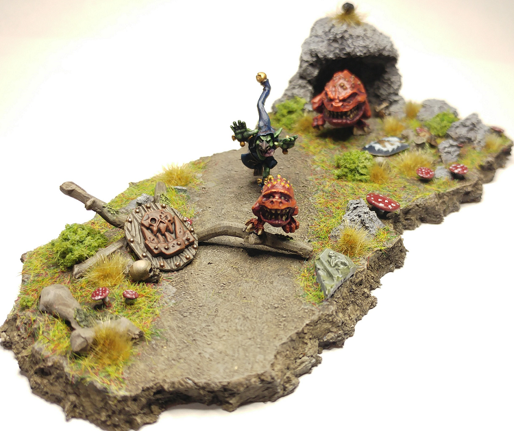 Diorama, Goblins, Humour, Orcs, Squigs
