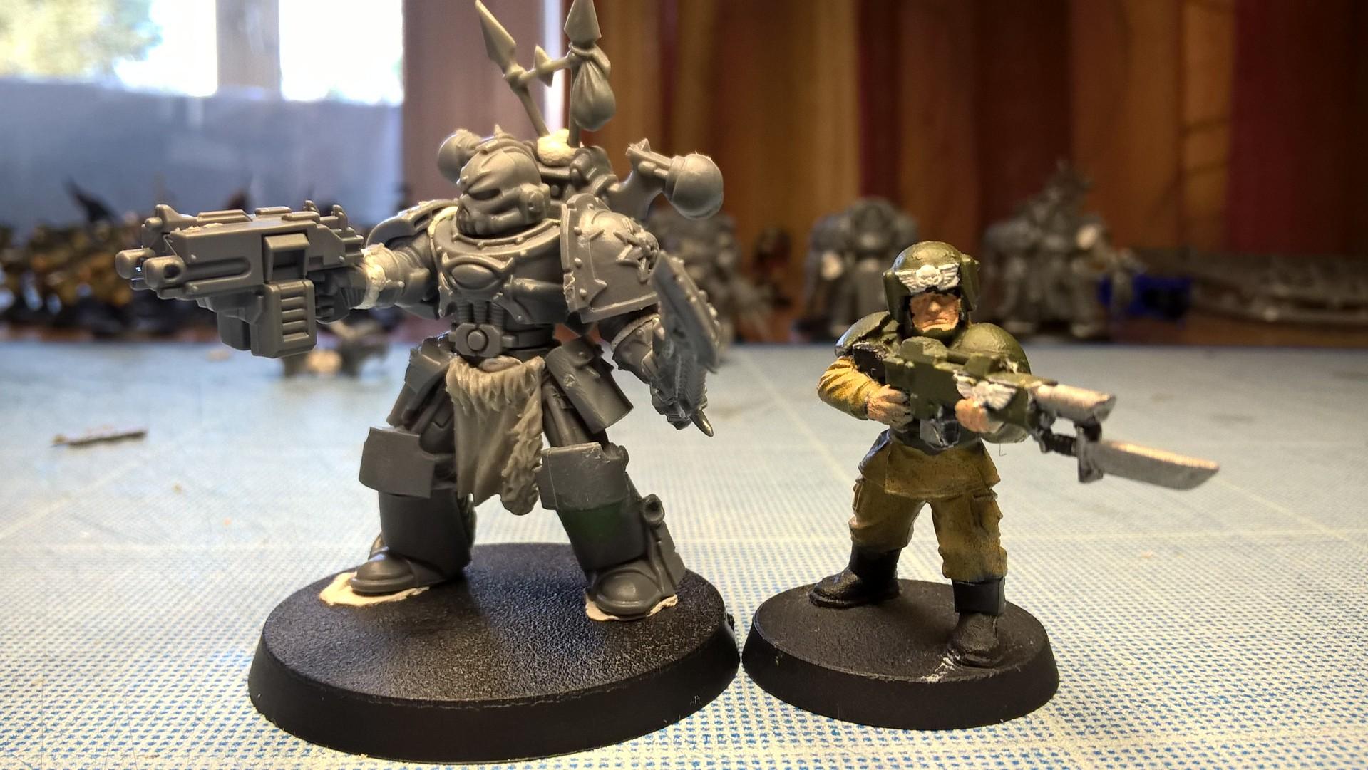 Chaos Space Marines, Conversion, True Scale, Warhammer 40,000