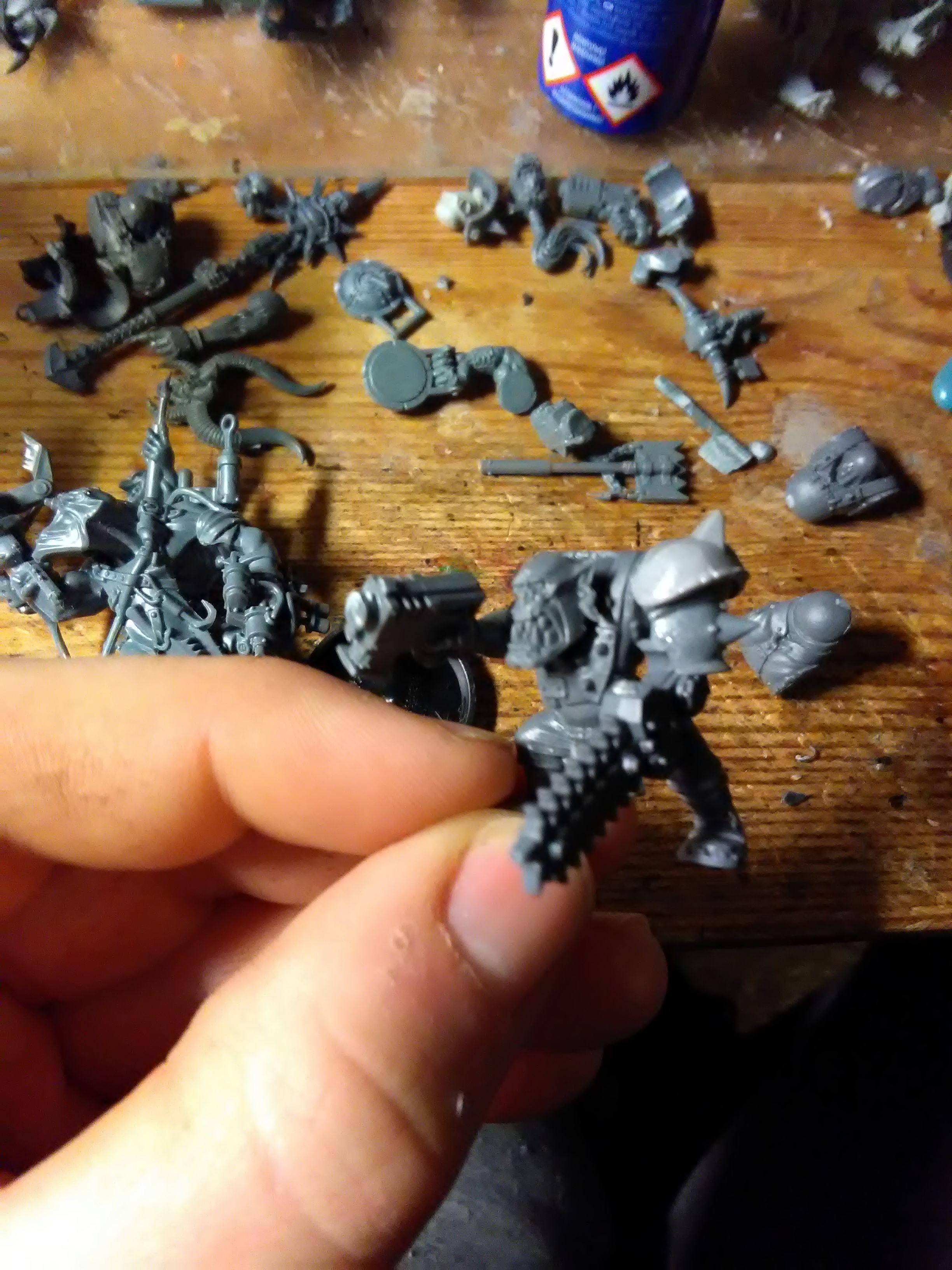 Orks, ork boy kitbashed