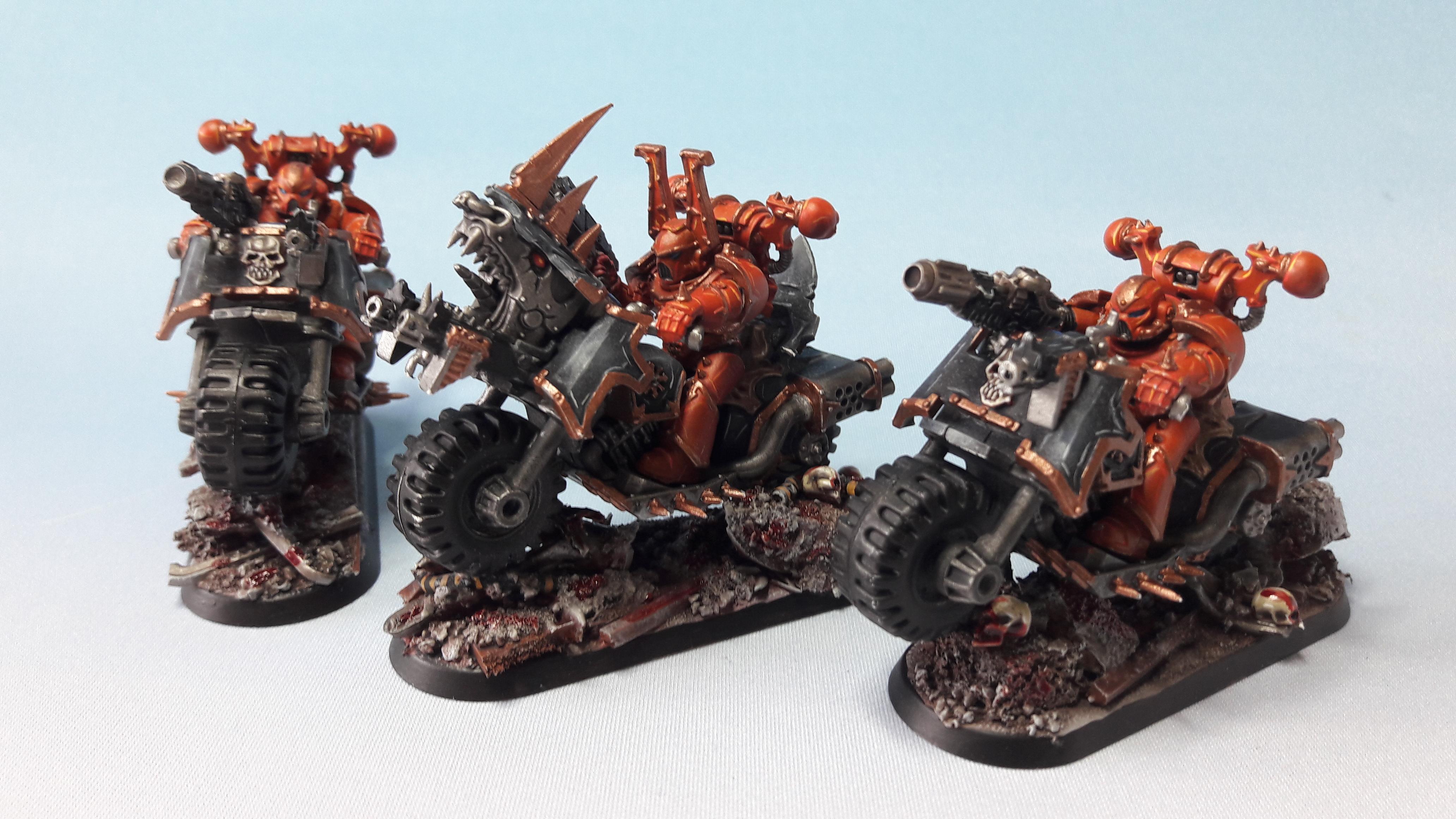 Chaos Bikers, Kdk, Khorne Bikers, Khorne Deamonkin, Meltas Bikers
