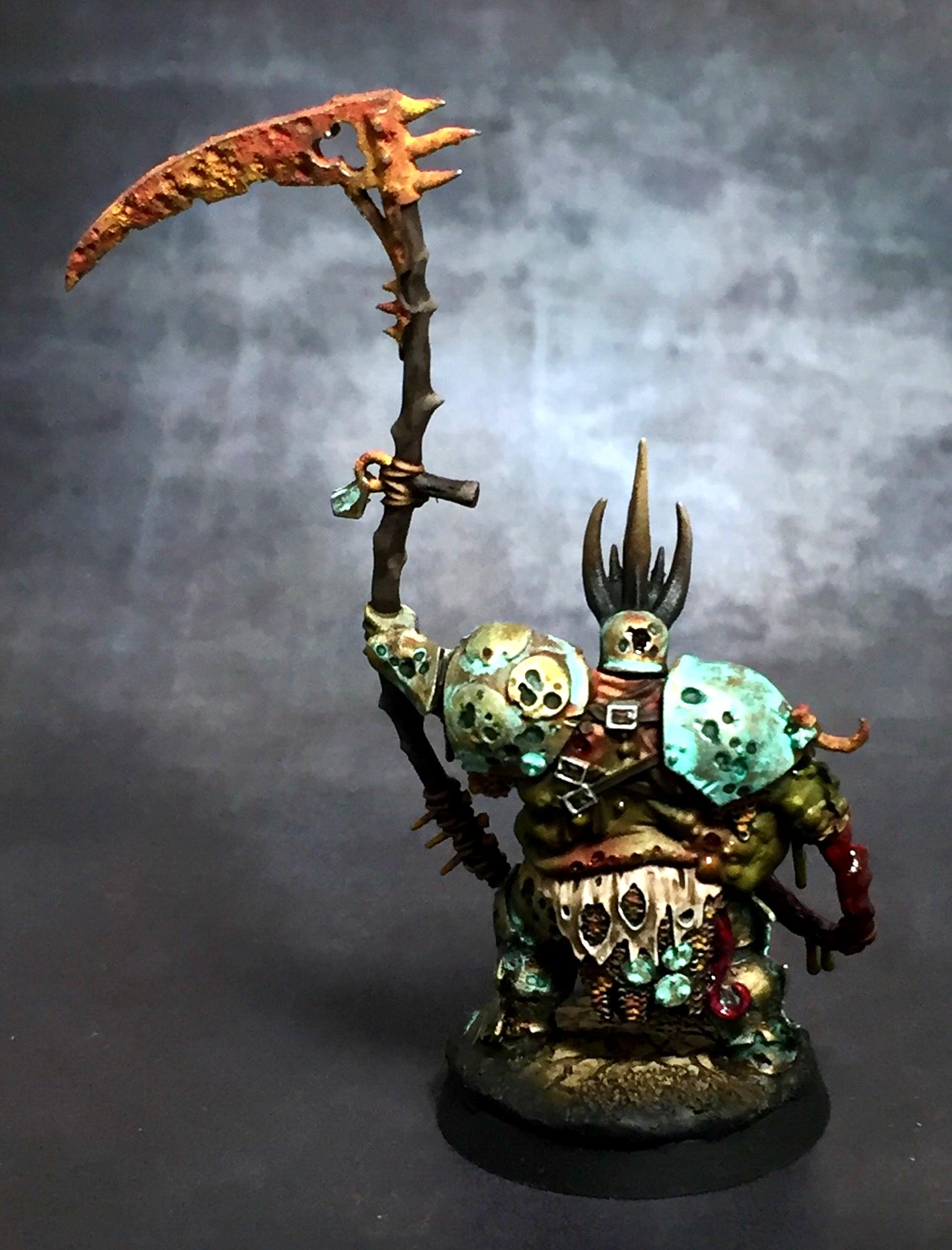 Chaos, Herald, Nurgle, Platina, Rust