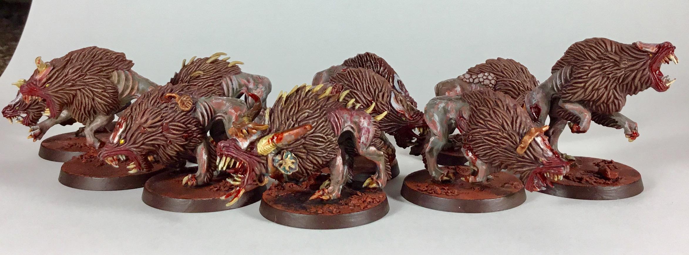 Age Of Sigmar, Age Of Sigmas, Blood, Bloodbound, Born, Chaos, Conversion, Daemons, Dog, Dogs, Flesh, God, Hounds, Khorne, Proxy, Red