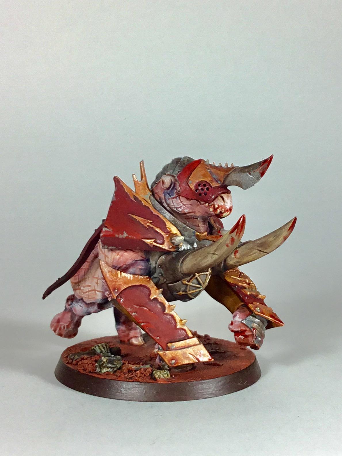 Age Of Sigmar, Age Of Sigmas, Beast, Blood, Bloodbound, Born, Chaos, Conversion, God, Khorne, Monster, Proxy, Red, Spawn