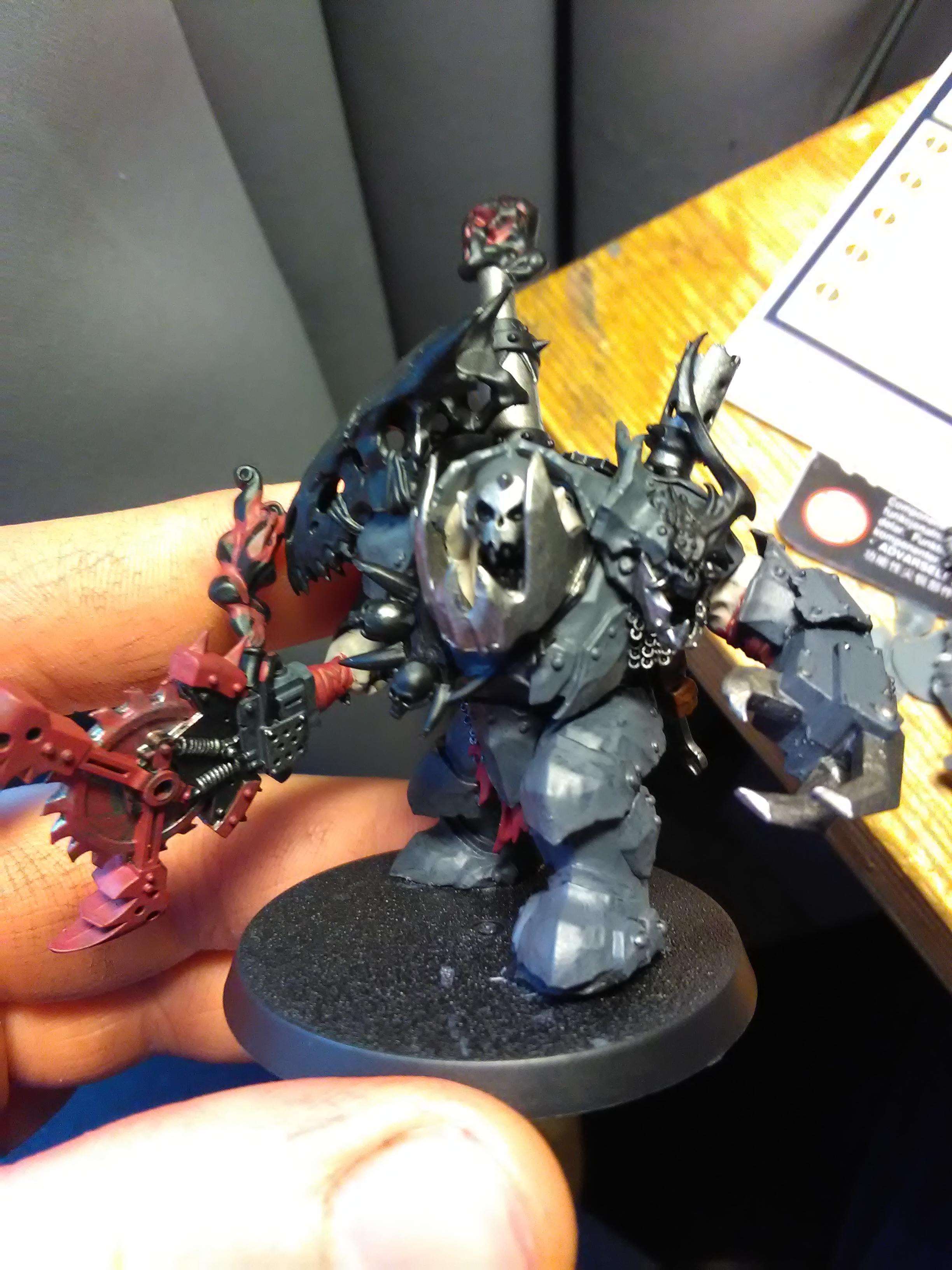 Orks, wip warboss front