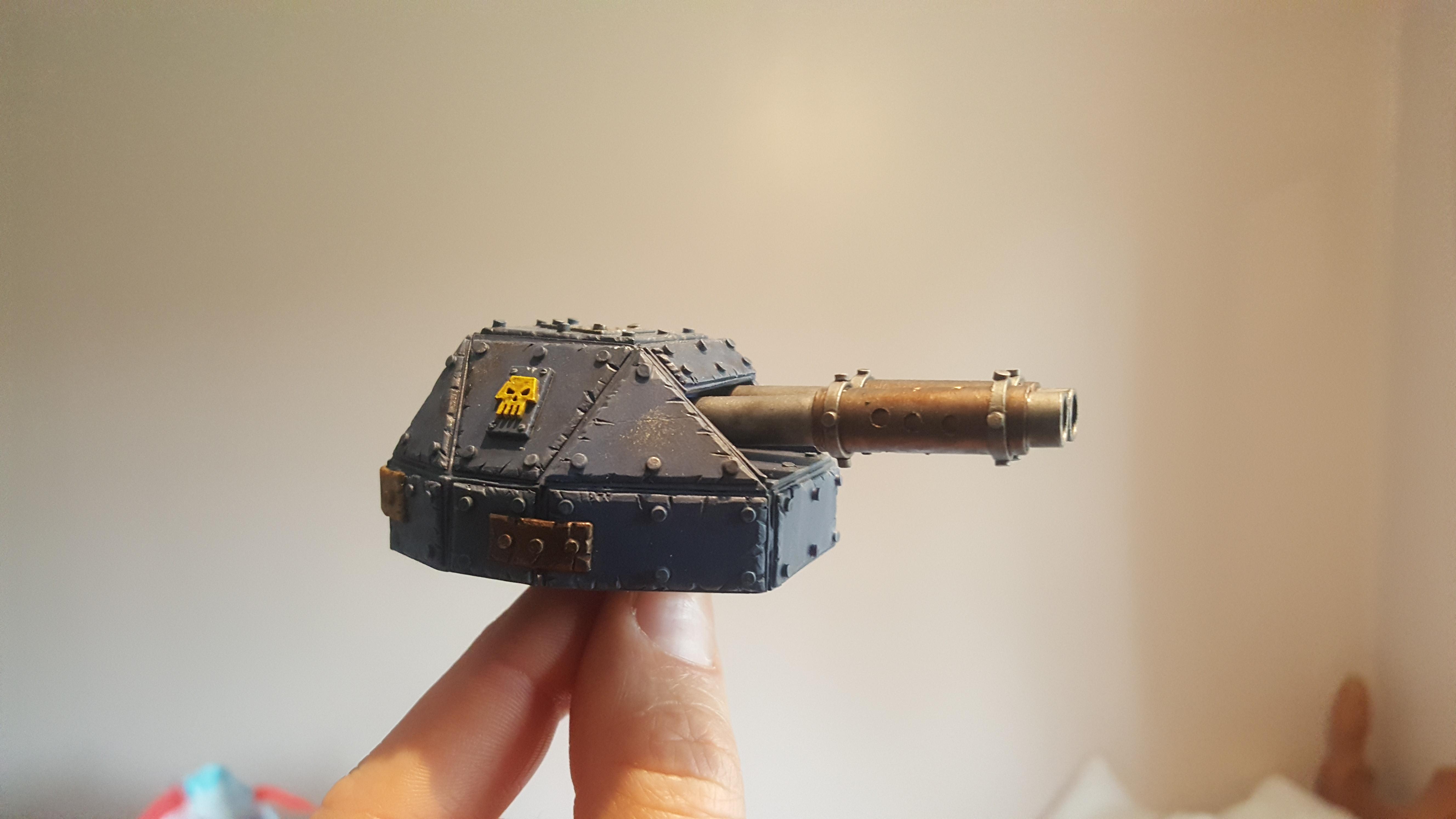 Turret painted