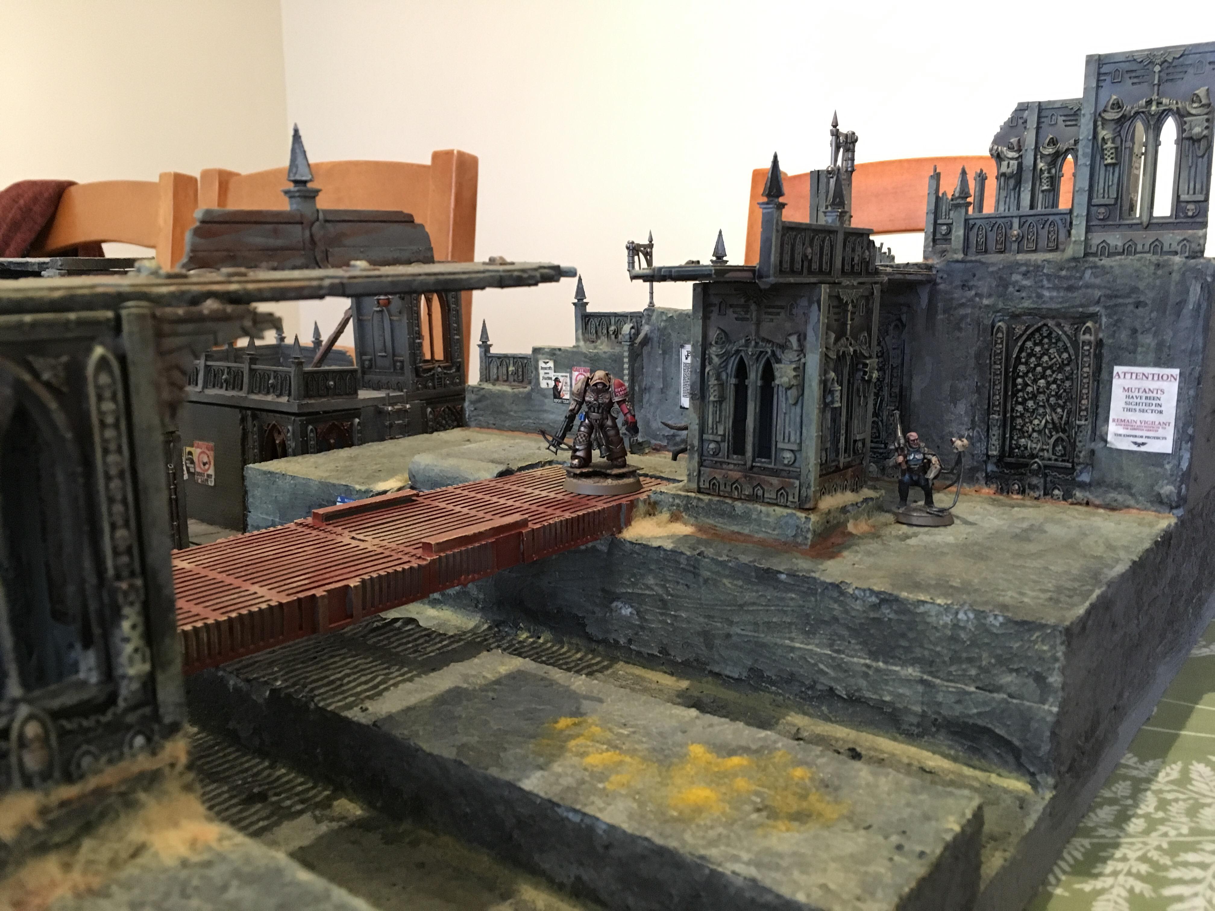 40k Terrain, Inq28 Terrain, Inquisimunda Terrain, Modular Gaming Board, Necromunda Terrain, Underhive Terrain, Warhammer Terrain
