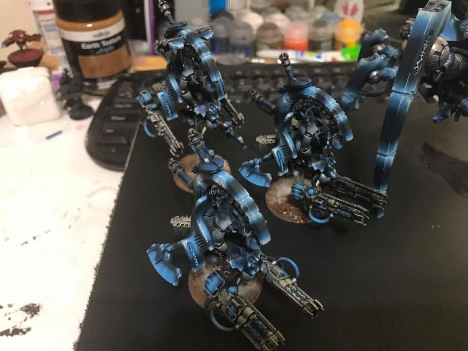 Commission, Necrons, Pandapaintingstudio