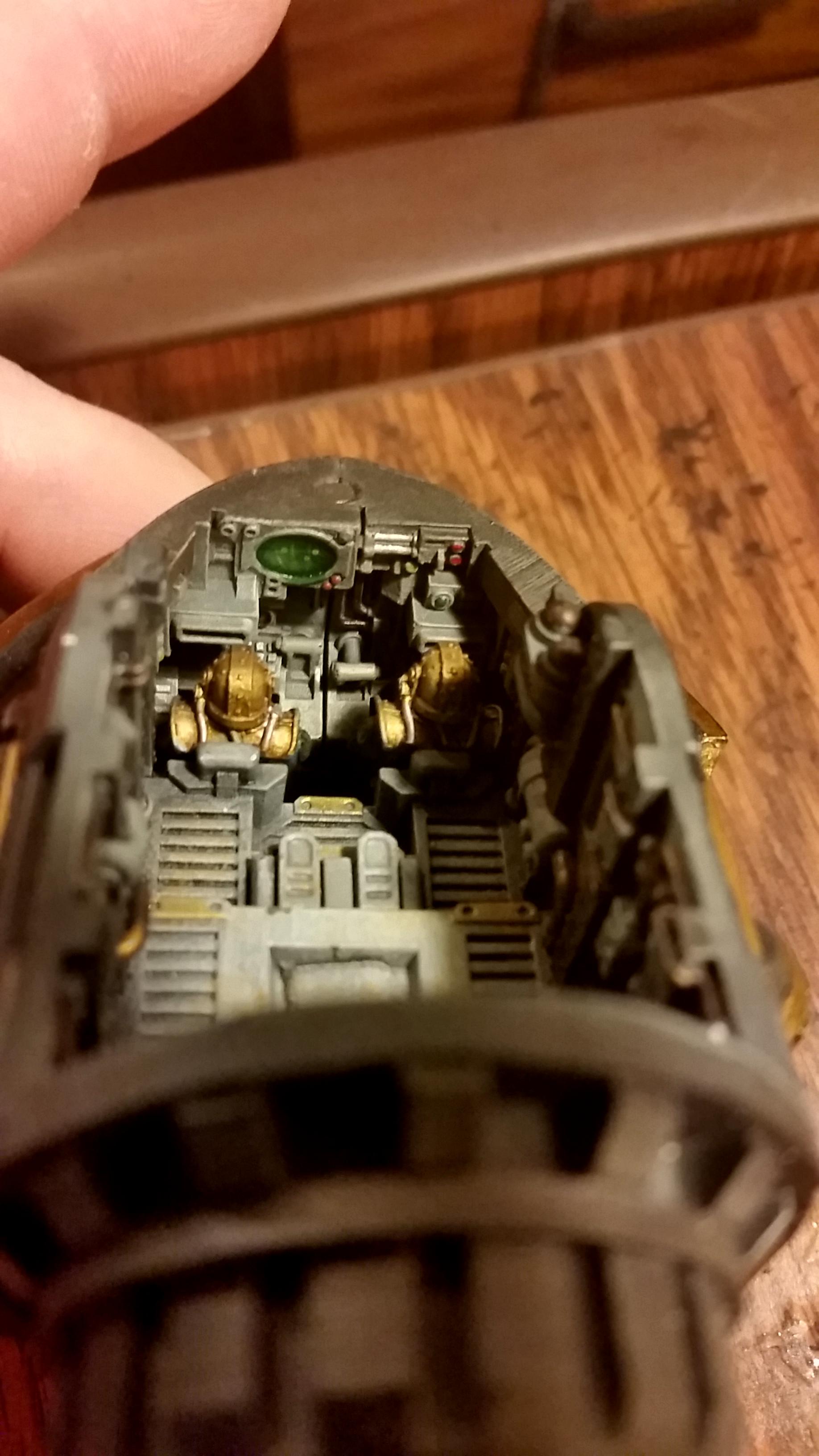 Mars Patter Titan head interior detail