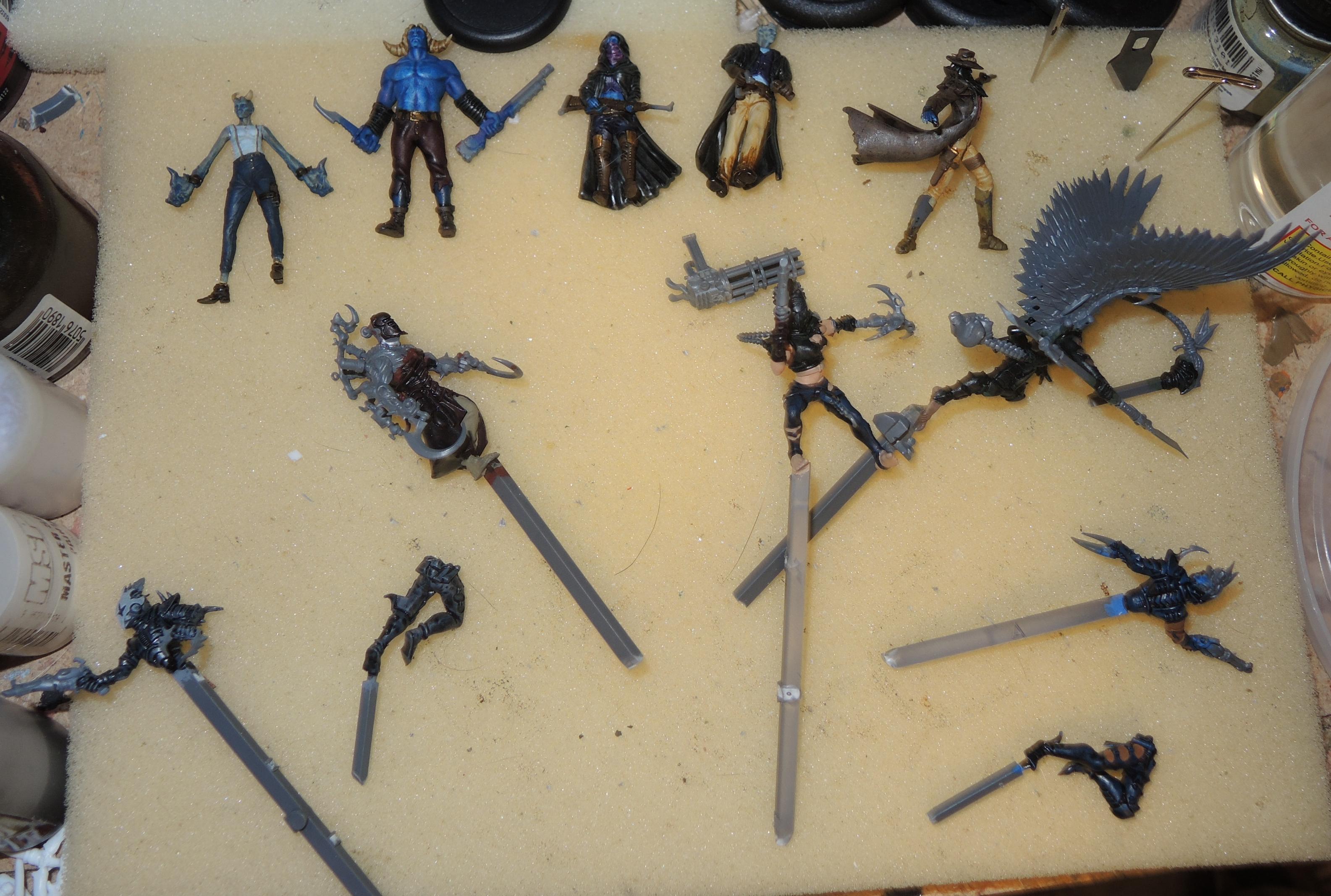 Dark Eldar, Hellion, Malifaux, Nephlim, Scourge, Warhammer 40,000, Work In Progress, Wych, Wyrd