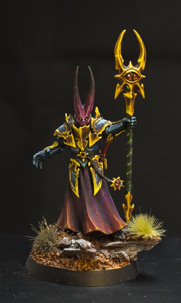 Age Of Sigmar, Chaos, Sorcerer, Tzeentch, Warriors Of Chaos