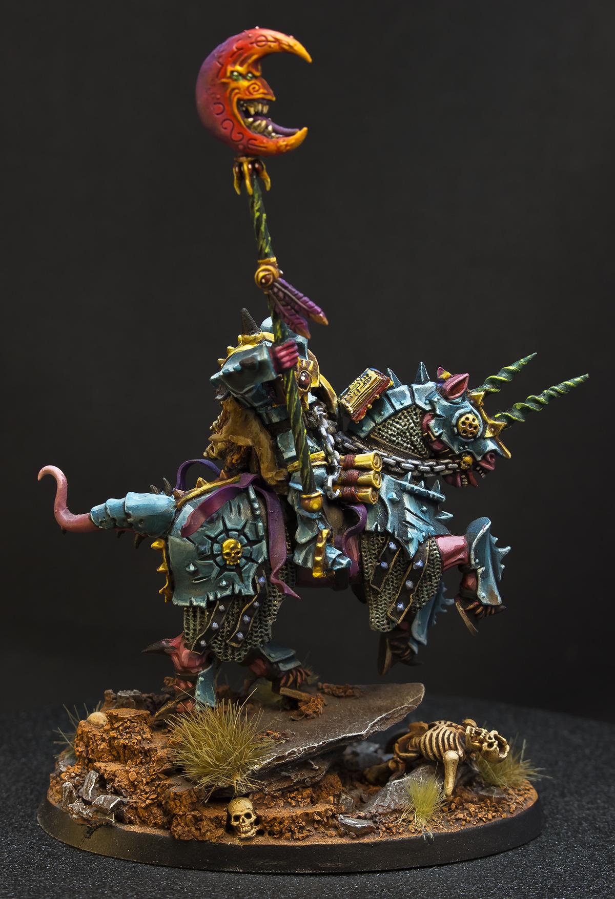 Age Of Sigmar, Chaos, Lord, Mounted, Sorcerer, Tzeentch, Warriors Of Chaos