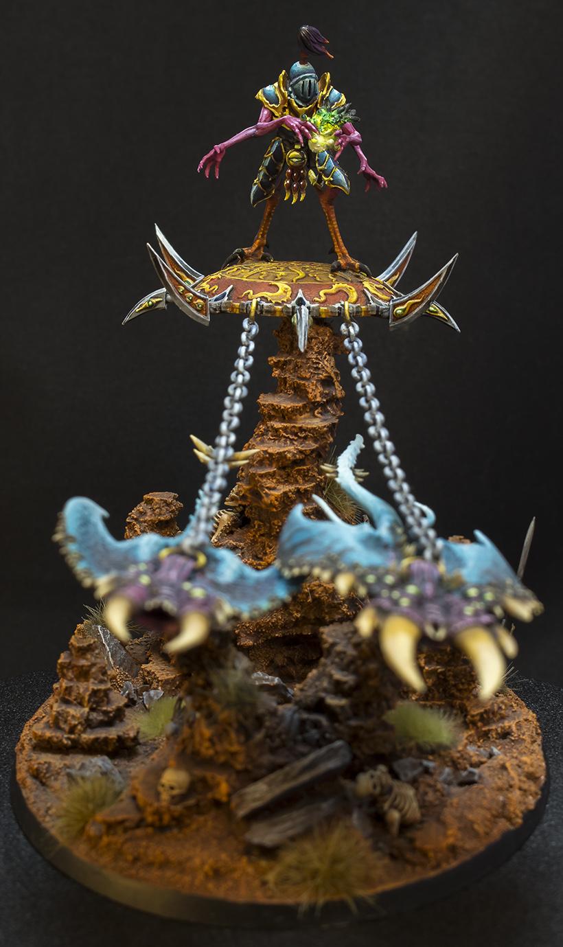 Age Of Sigmar, Burning Chariot, Conversion, Daemons, Herald, Herald Of Tzeentch, Screamer, Tzeentch