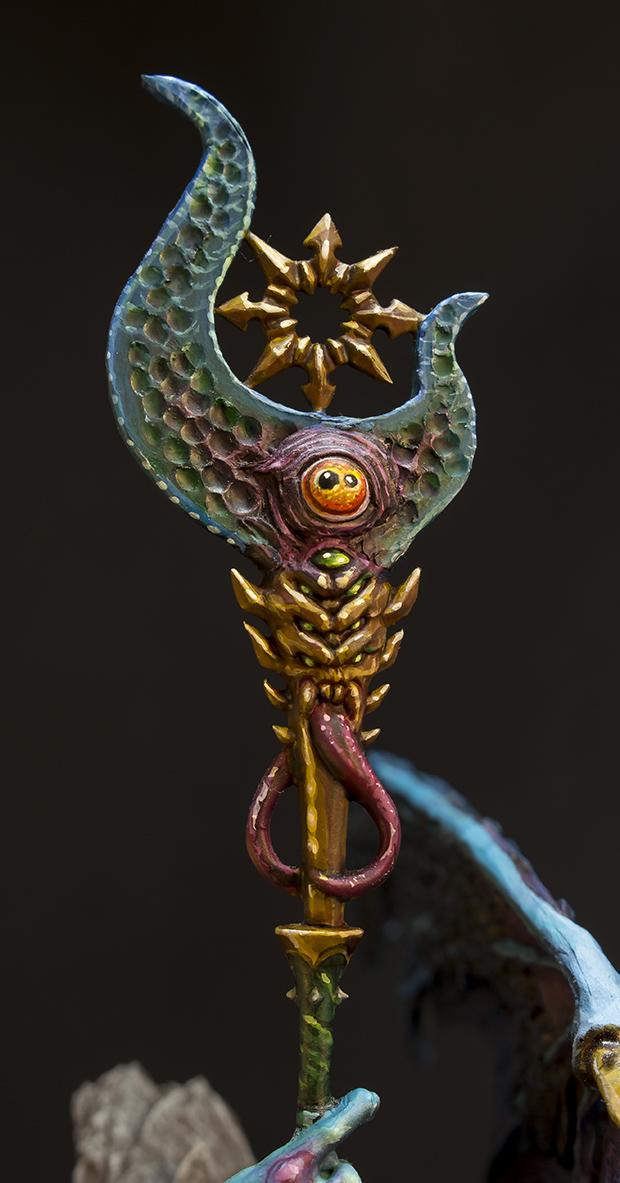 Age Of Sigmar, Chaos, Conversion, Daemons, Freehand, Mirror, Prince, The Teal Prince, Tzeentch