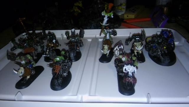 Nobz and Big Mek bikers 