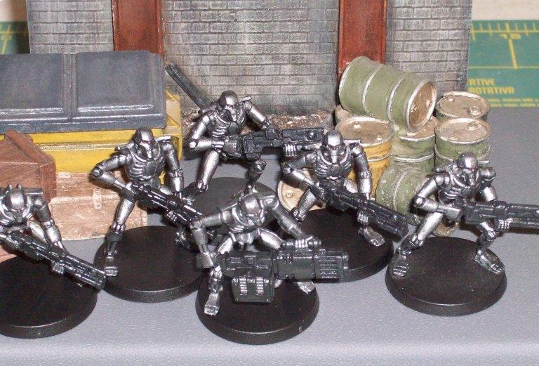 Conversion, Kitbash, Necrons, T-800, Tau, Terminator Movie