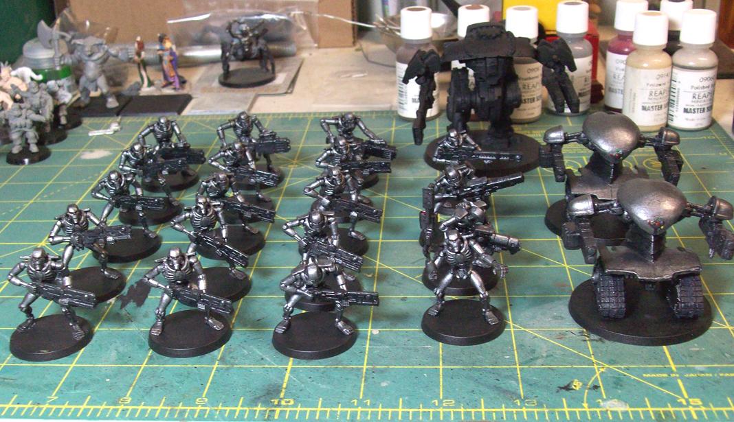Conversion, Kitbash, Necrons, Tau