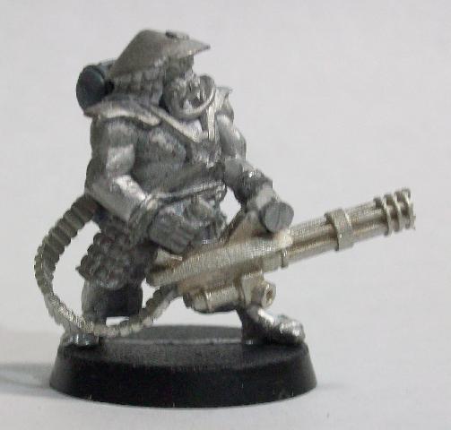 Astra Militarum, Conversion, Imperial Guard, Kitbash, Machine Gun, Retainer, Triad, Urban War, Void