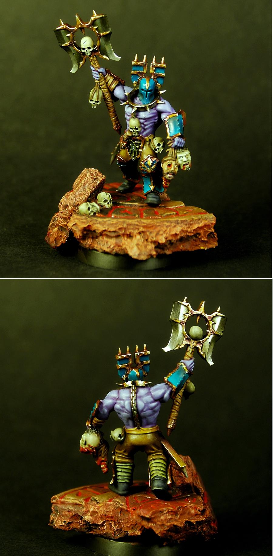 Age Of Sigmar, Bloodreaver, Champion, Khorne