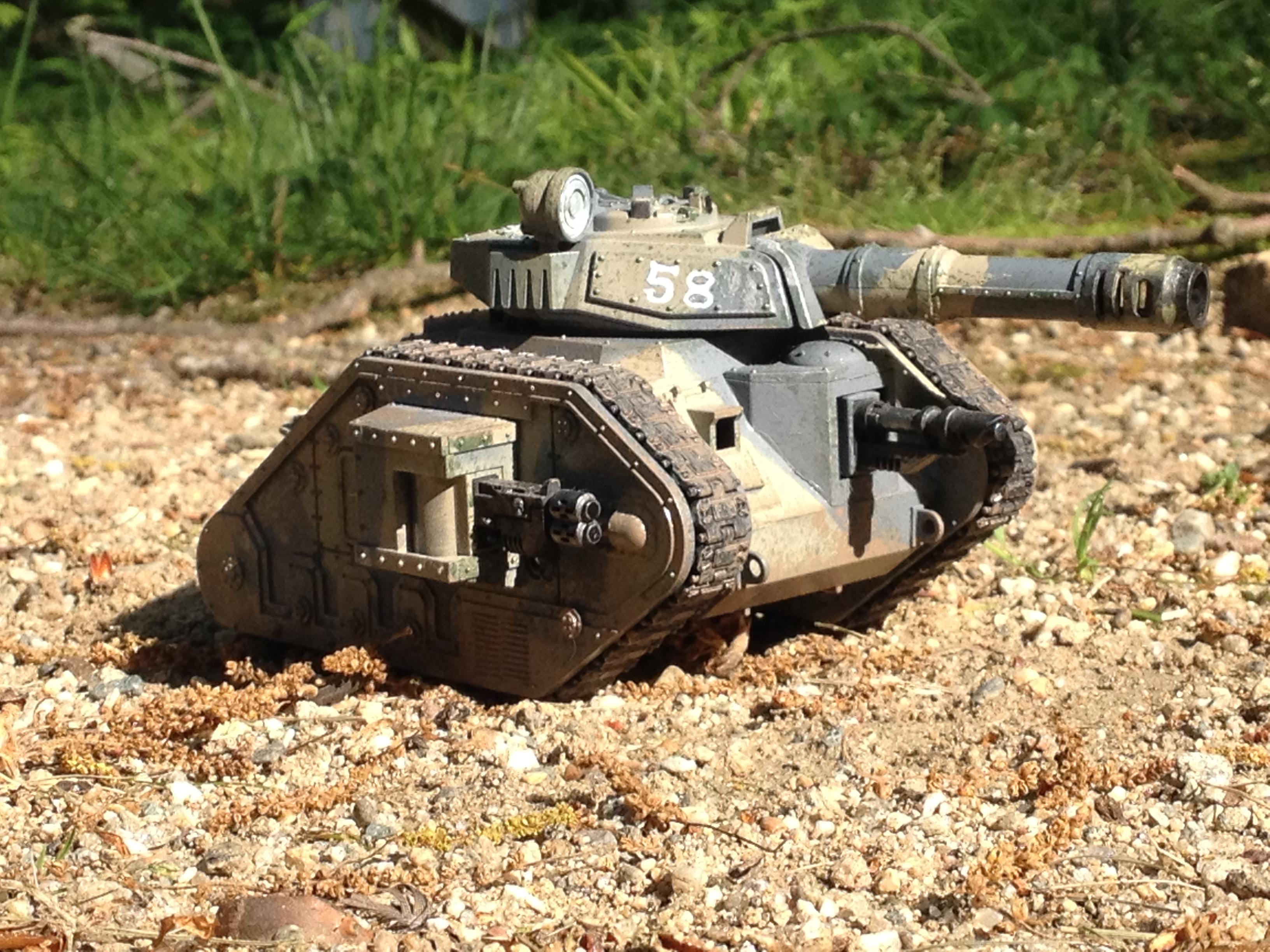 Astra Militarum, Cannon, Desert, Imperial Guard, Leman Russ, Russ, Tank, Vanquisher, Weathered