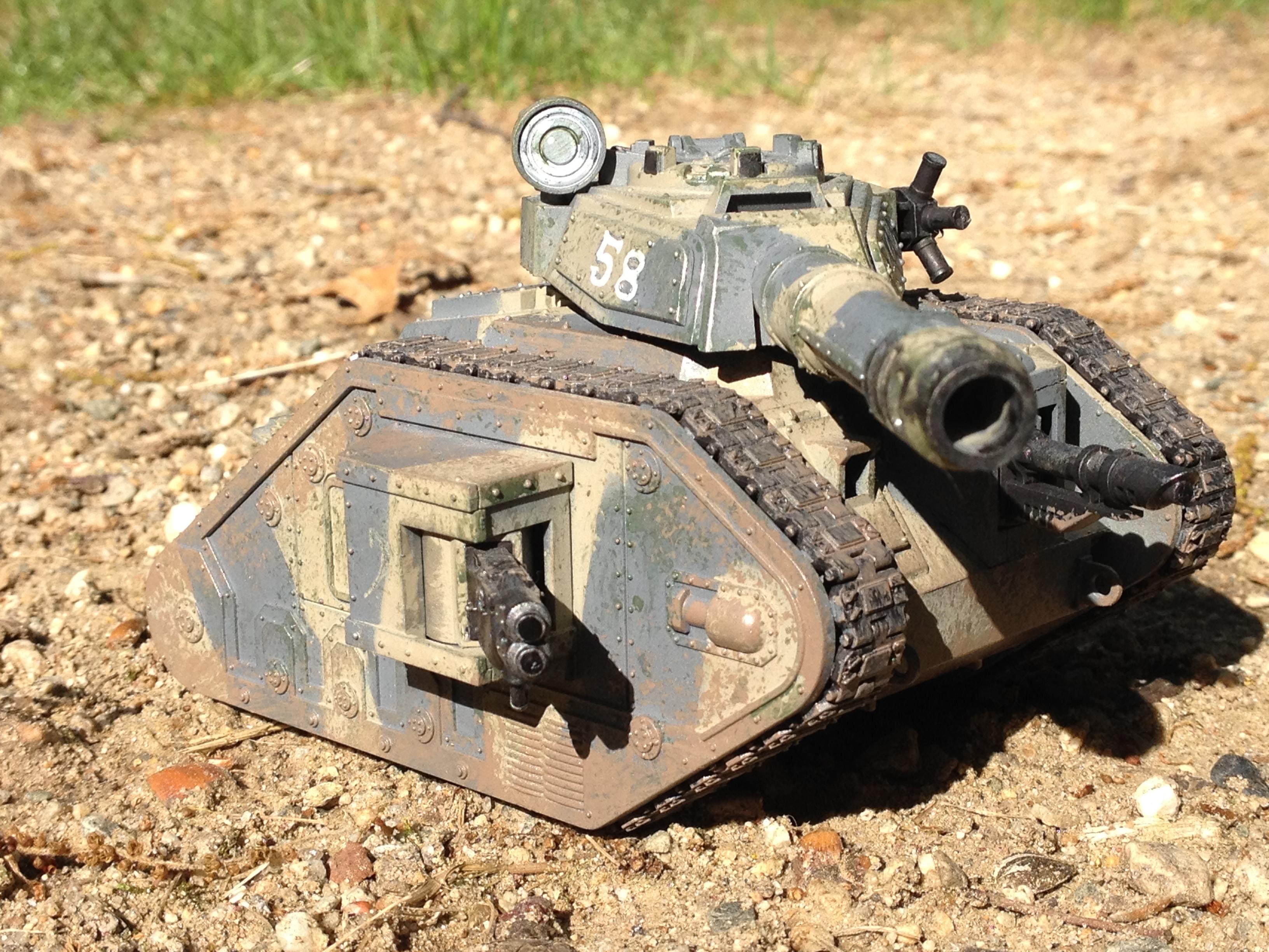 Astra Militarum, Cannon, Desert, Imperial Guard, Leman Russ, Russ, Tank, Vanquisher, Weathered