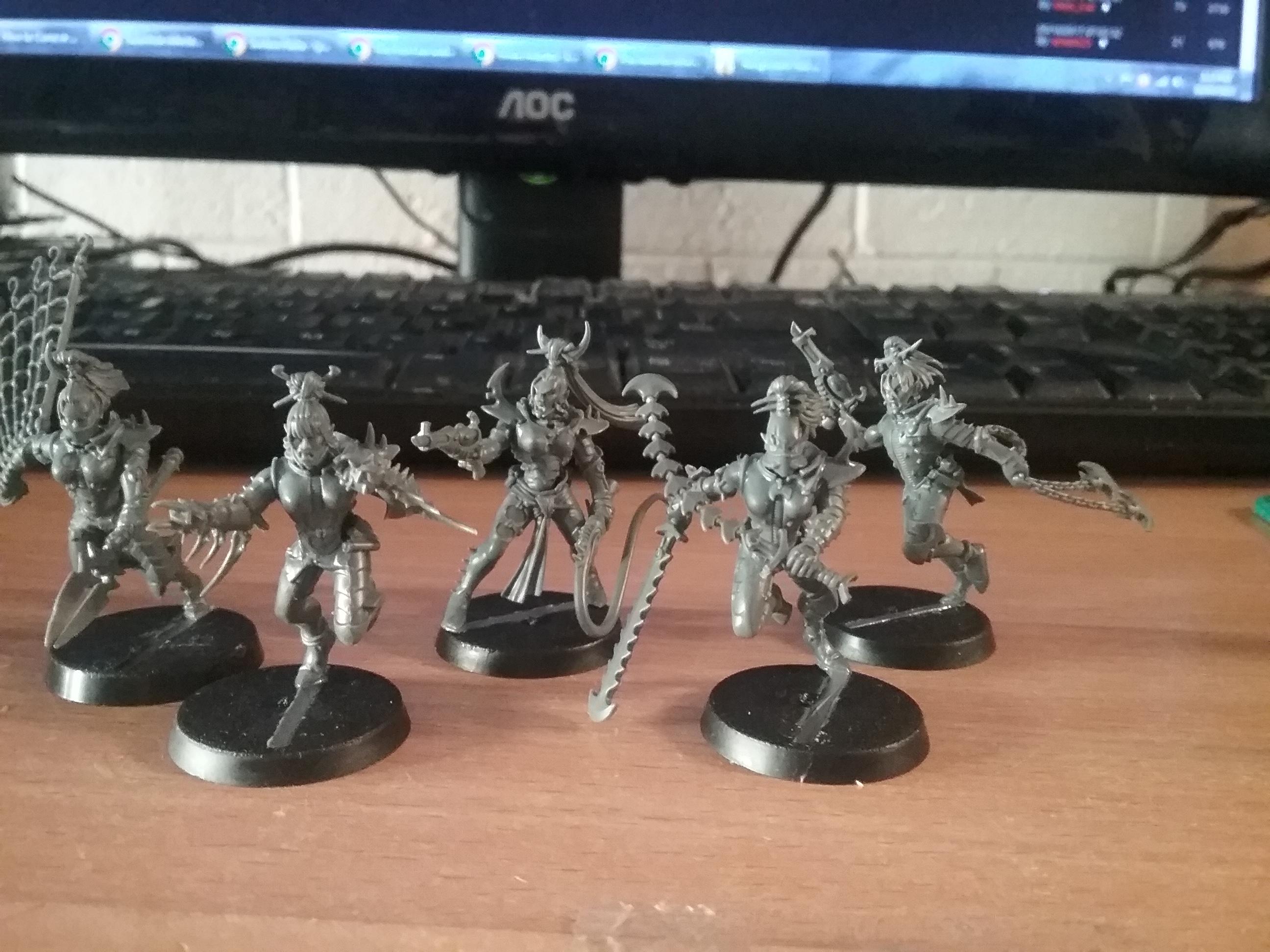 Dark Eldar, Work In Progress, Works In Progress, Wyches