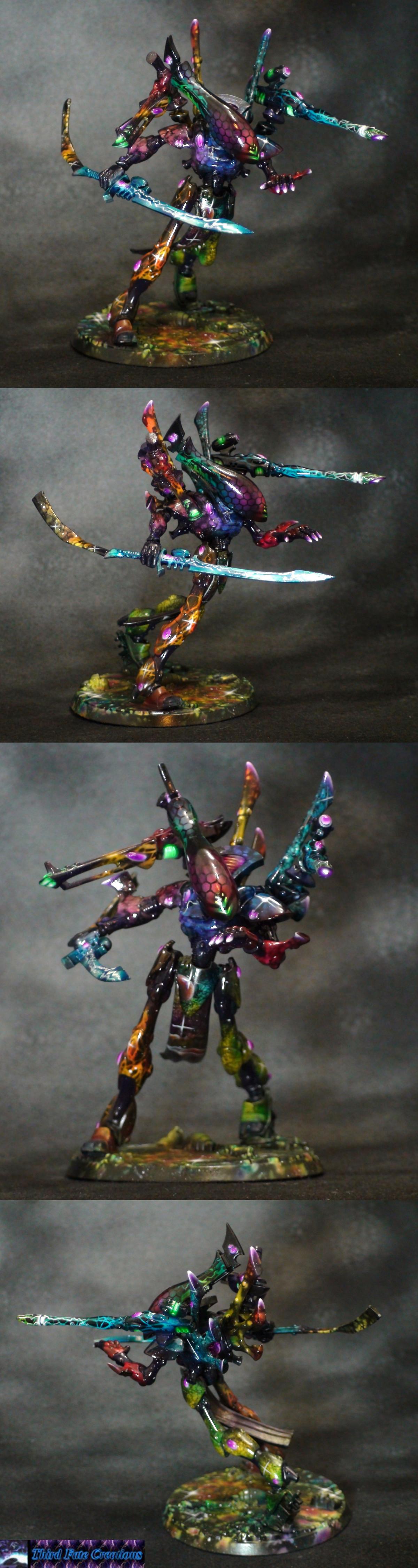 Airbrush, Eldar, Galaxy, Thirdfatecreations, Wraithlord
