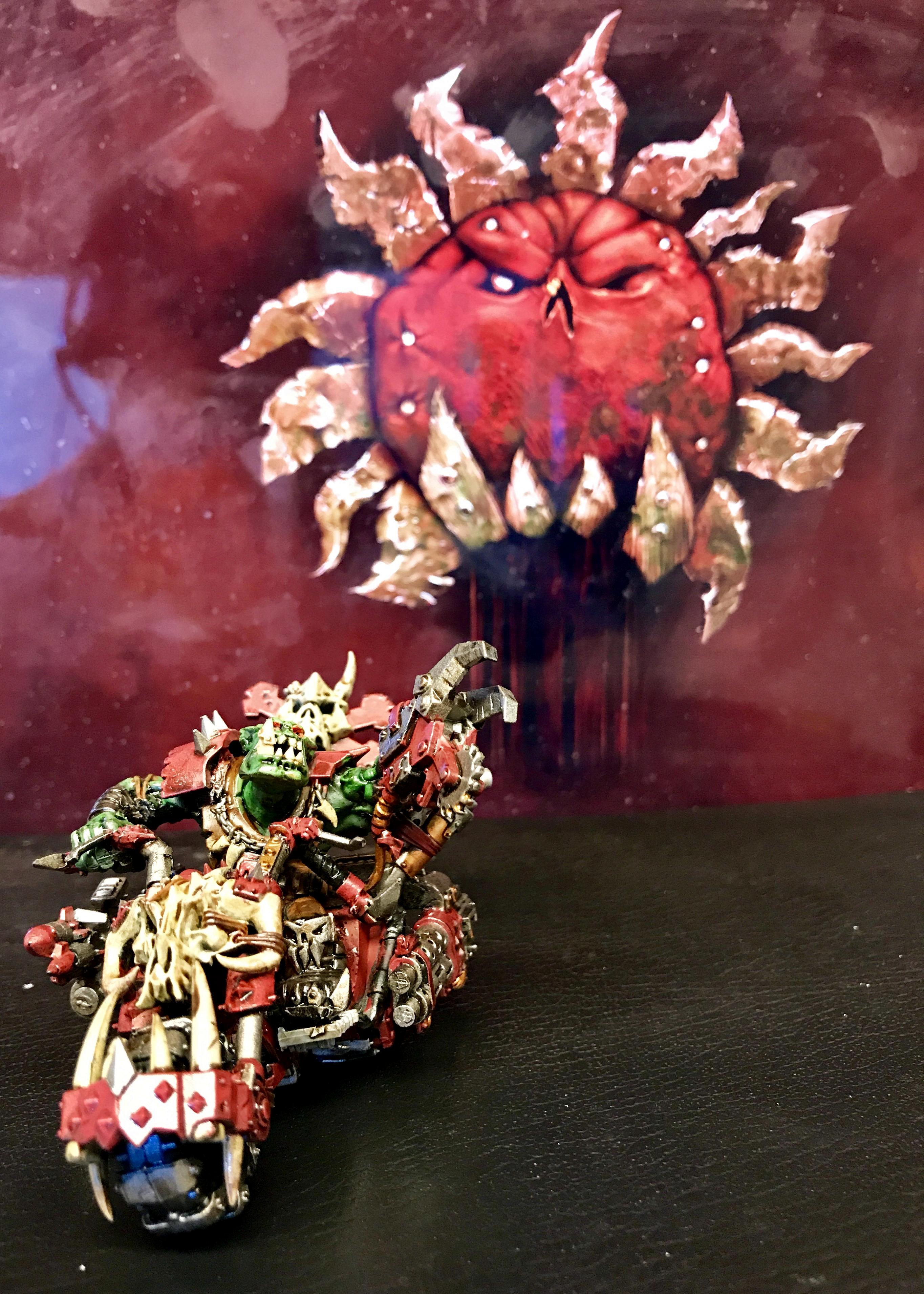 Ork Warboss on Warbike 5