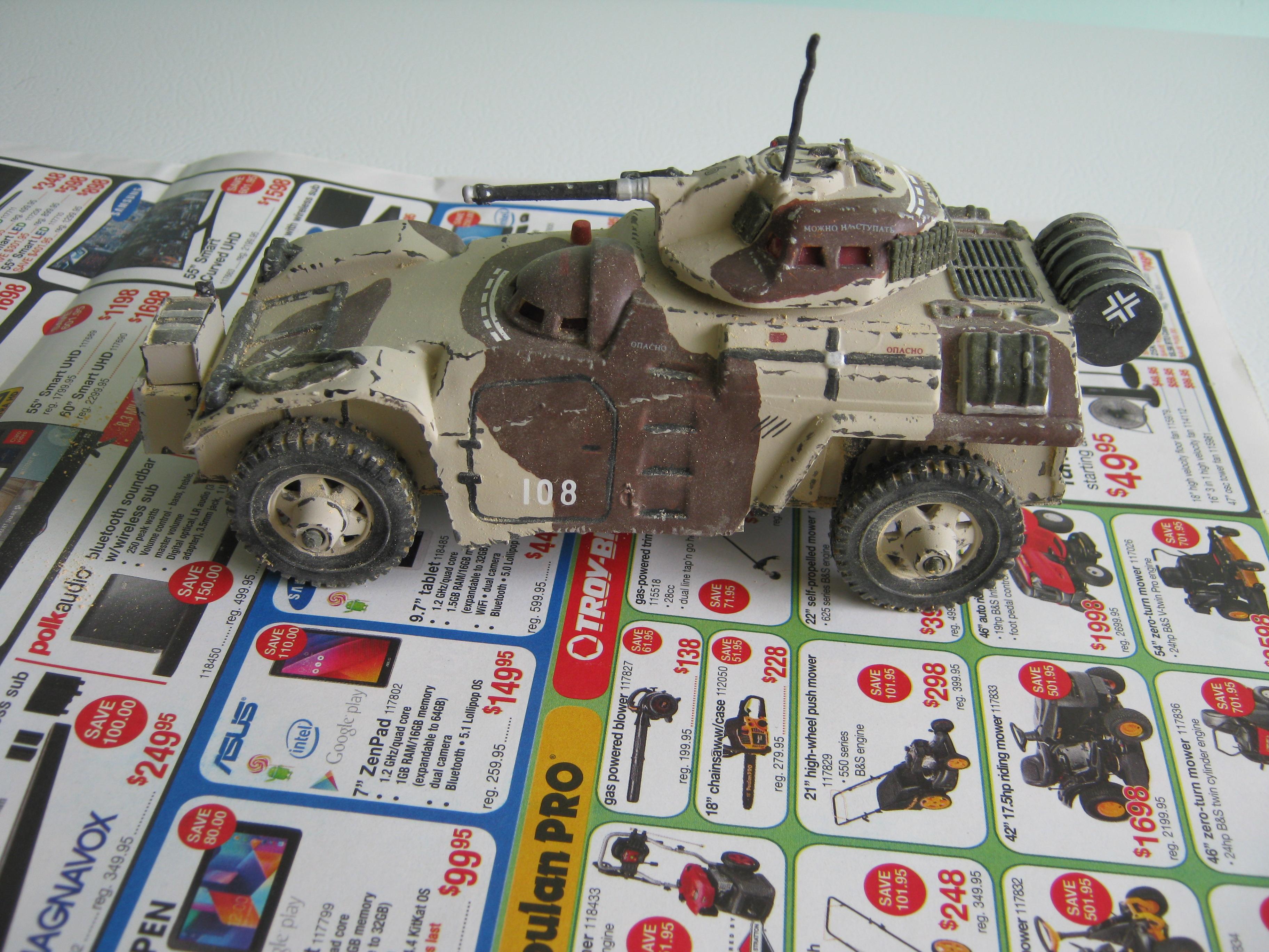 Afv, Armored Car, Conversion, Imperial, Processed Plastics Company, Timmee Toys, Toy