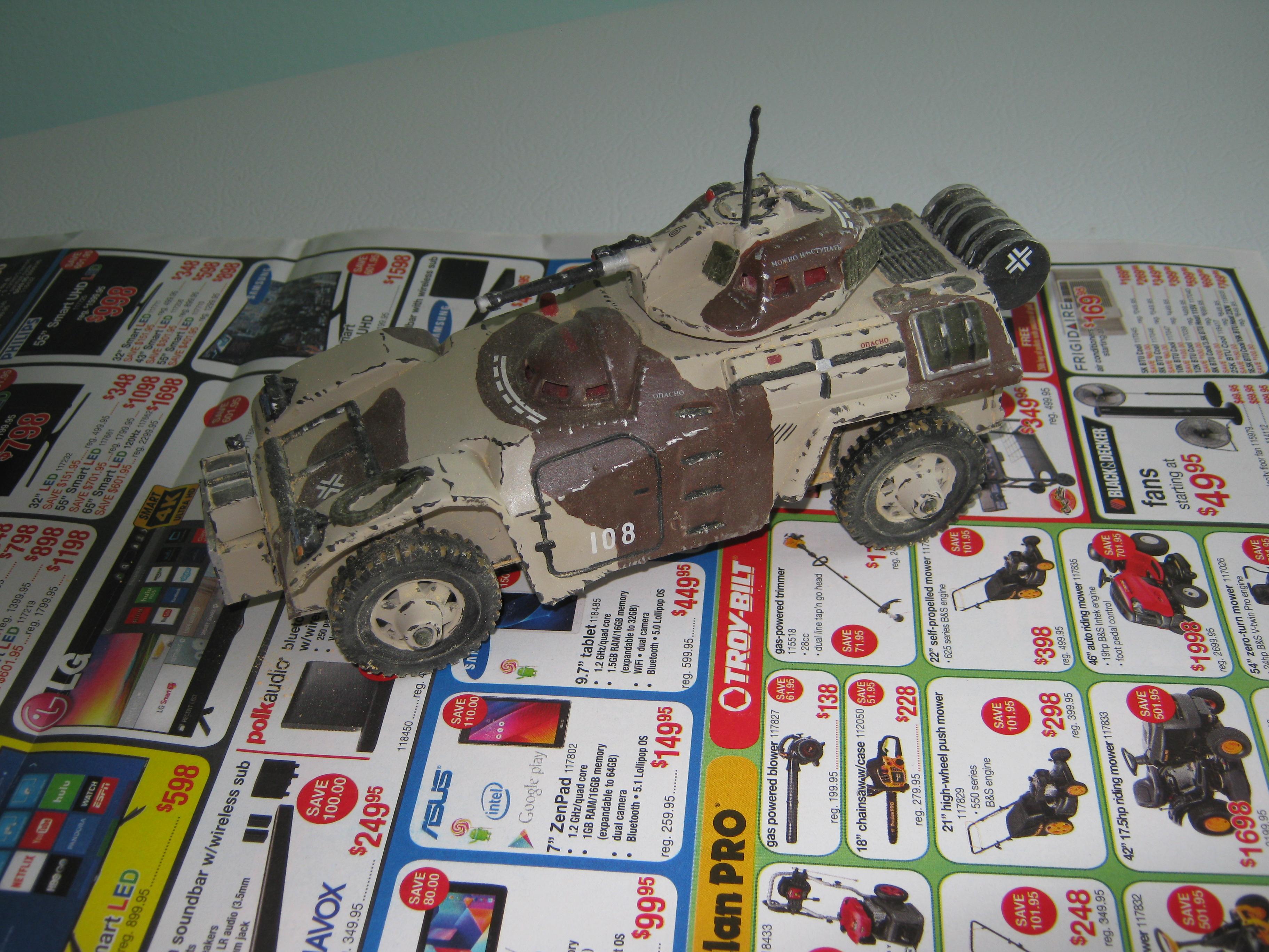 Afv, Armored Car, Conversion, Imperial, Processed Plastics Company, Timmee Toys, Toy
