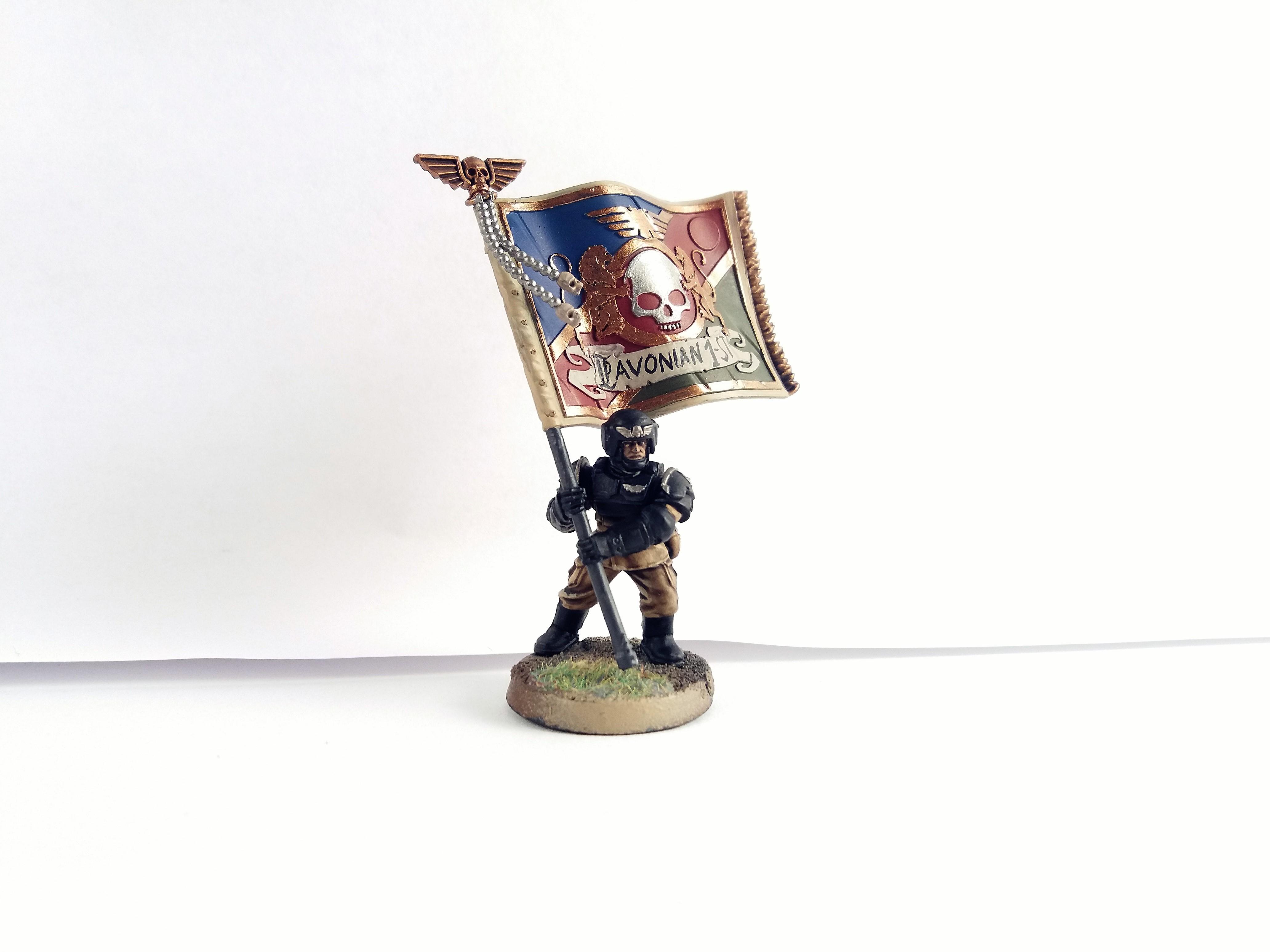 Astra Militarum, Banner, Guardsmen, Imperial Guard, Infantry