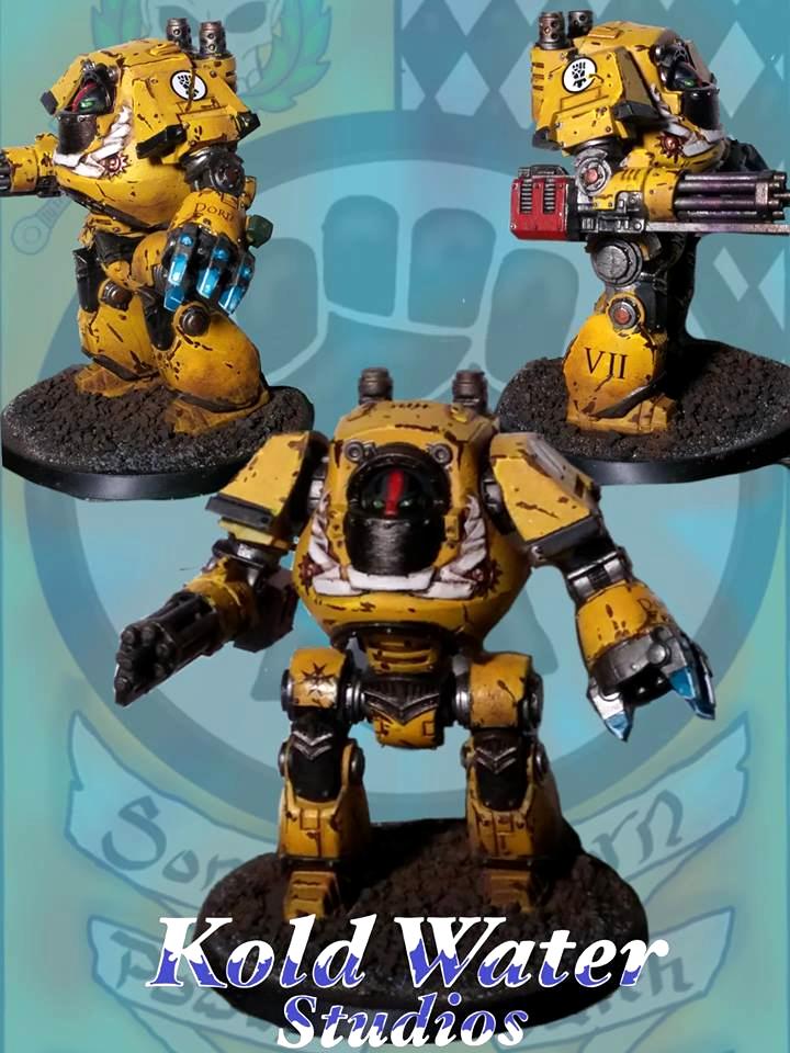 Contemptor Dreadnaught, Imperial Fists, Warhammer 40,000