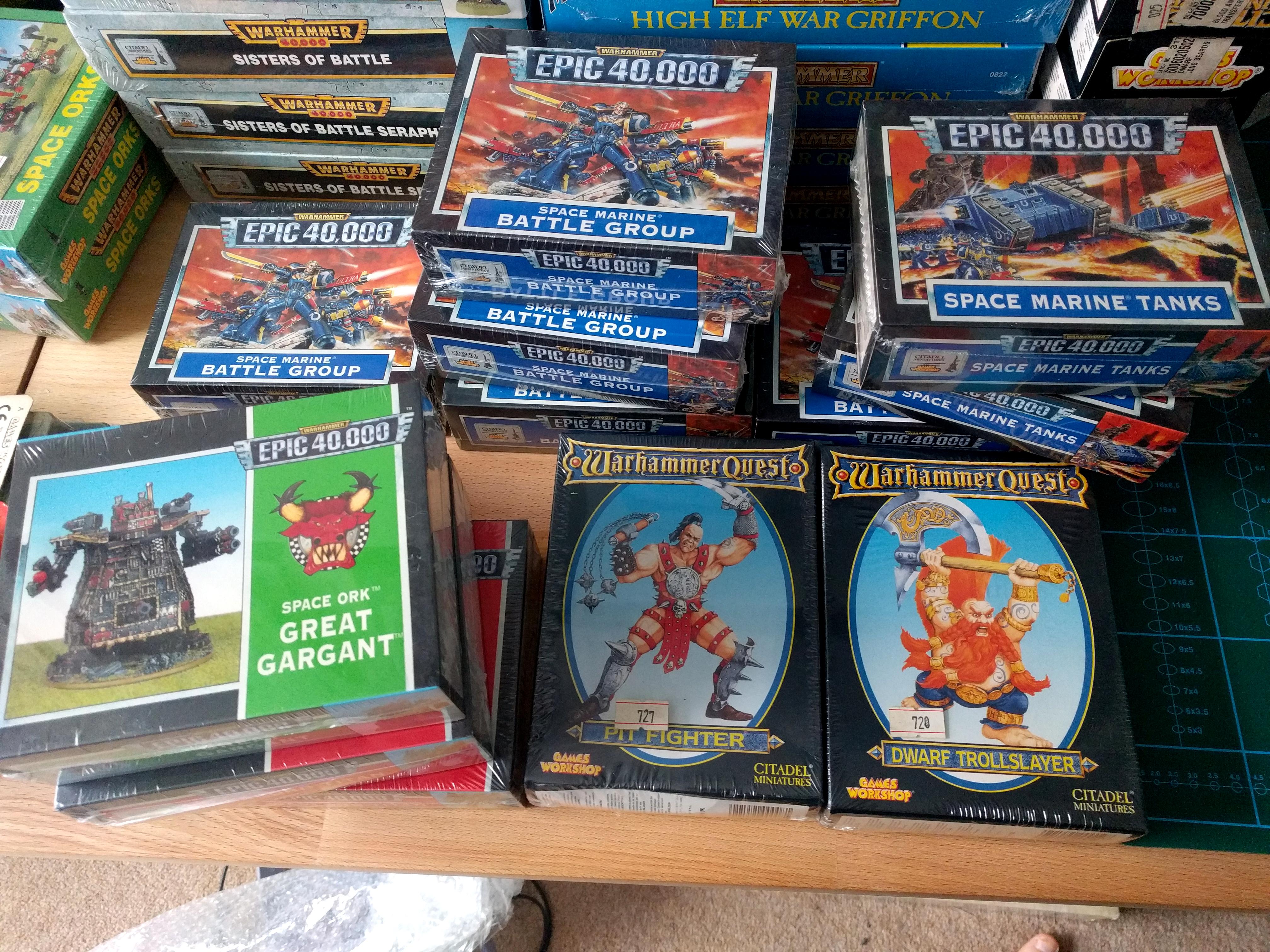 Battle Squad, Epic, Epic 40k, Epic Box Set, Orks, Space Marines, Titan, Warhammer 40,000, Warhammer Fantasy, Warhammer Quest